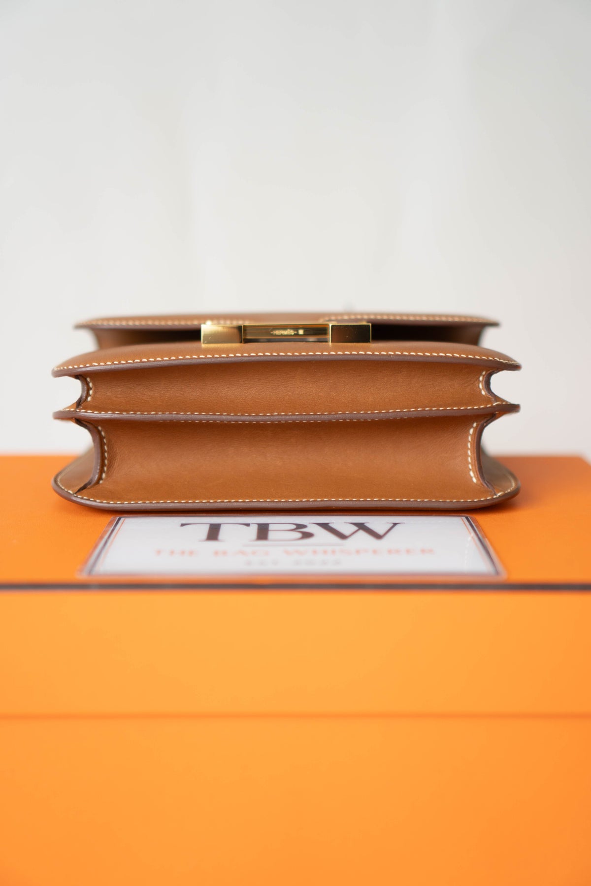 Constanc 18 – Barenia Faubourg with Gold Hardware