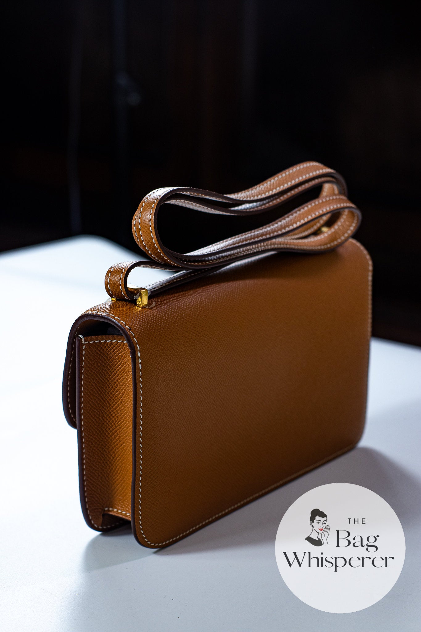 Constance Élan – Gold Epsom with Gold Hardware