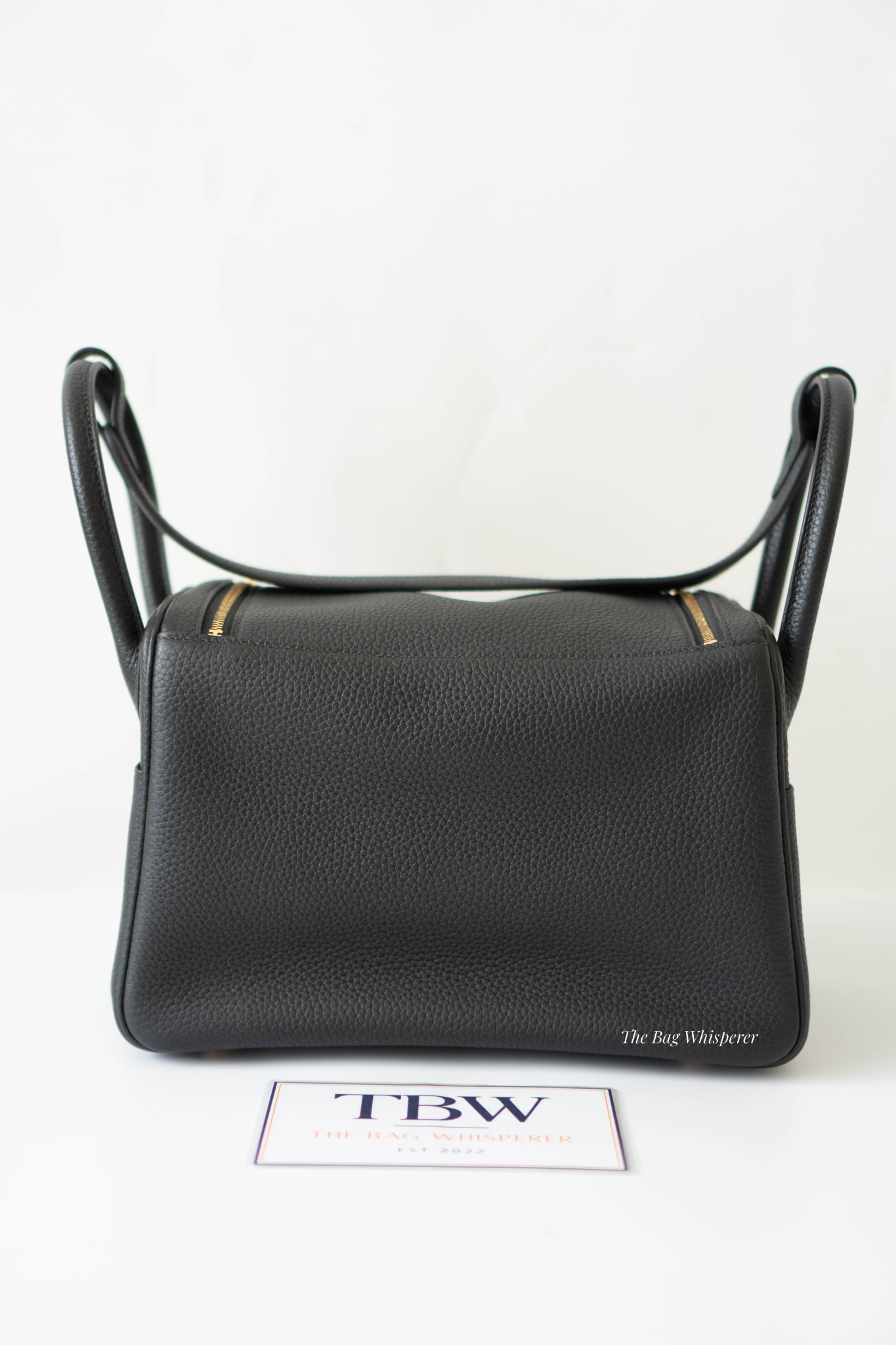 Lind 26 – Black Clemence Leather with Gold Hardware