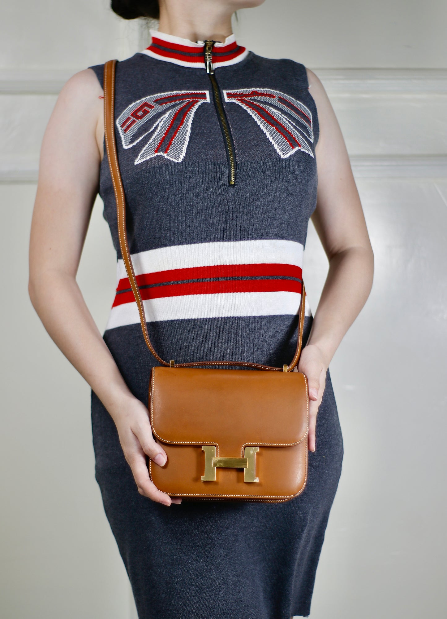 Constance 18 – Barenia Faubourg with Gold Hardware