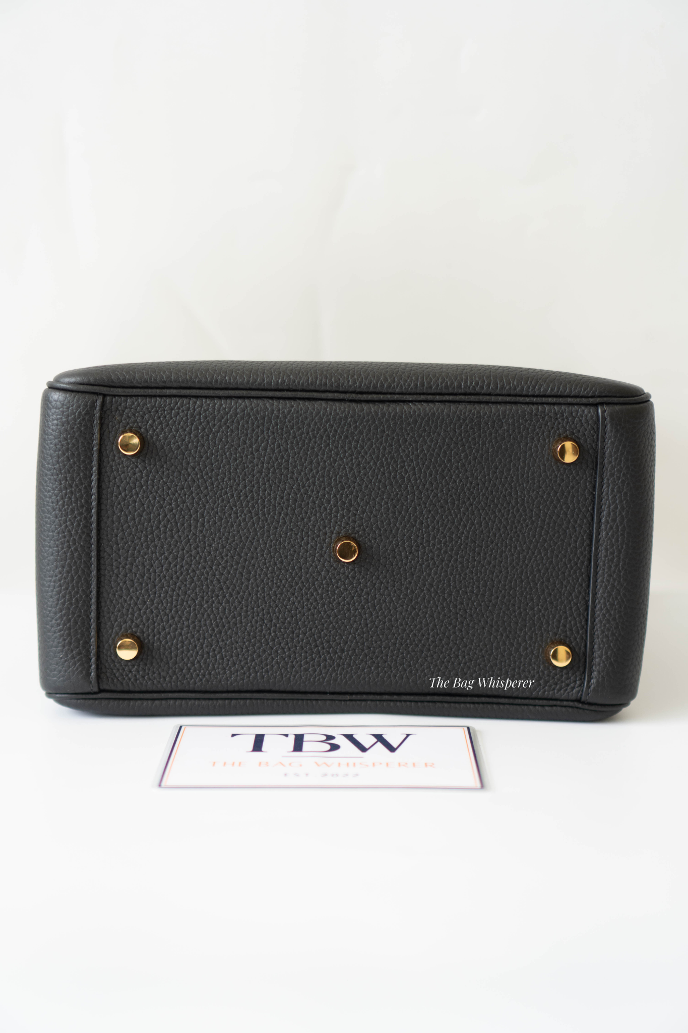 Lind 26 – Black Clemence Leather with Gold Hardware