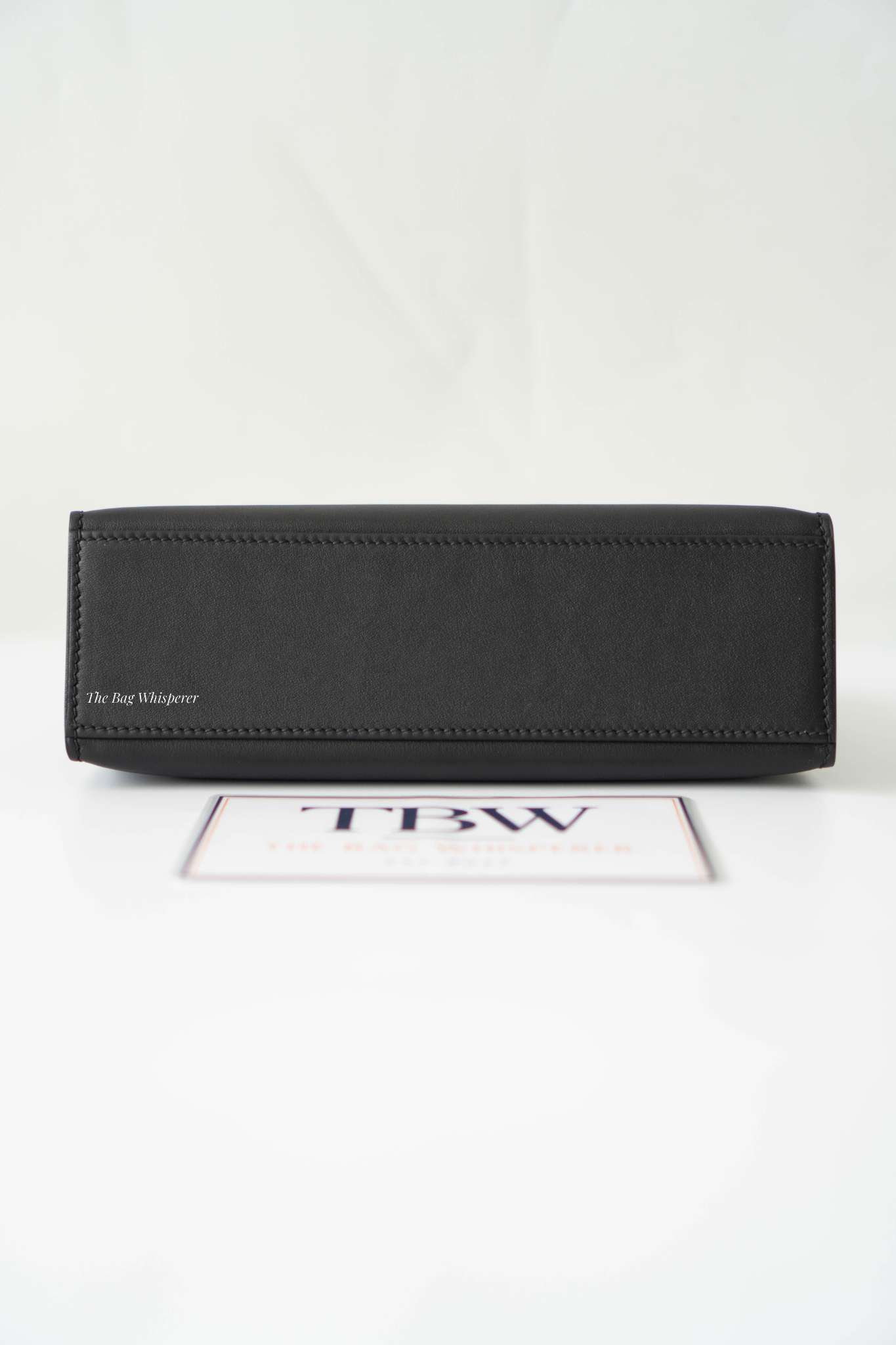 Mini Pochette – Black Swift Leather with Gold Hardware