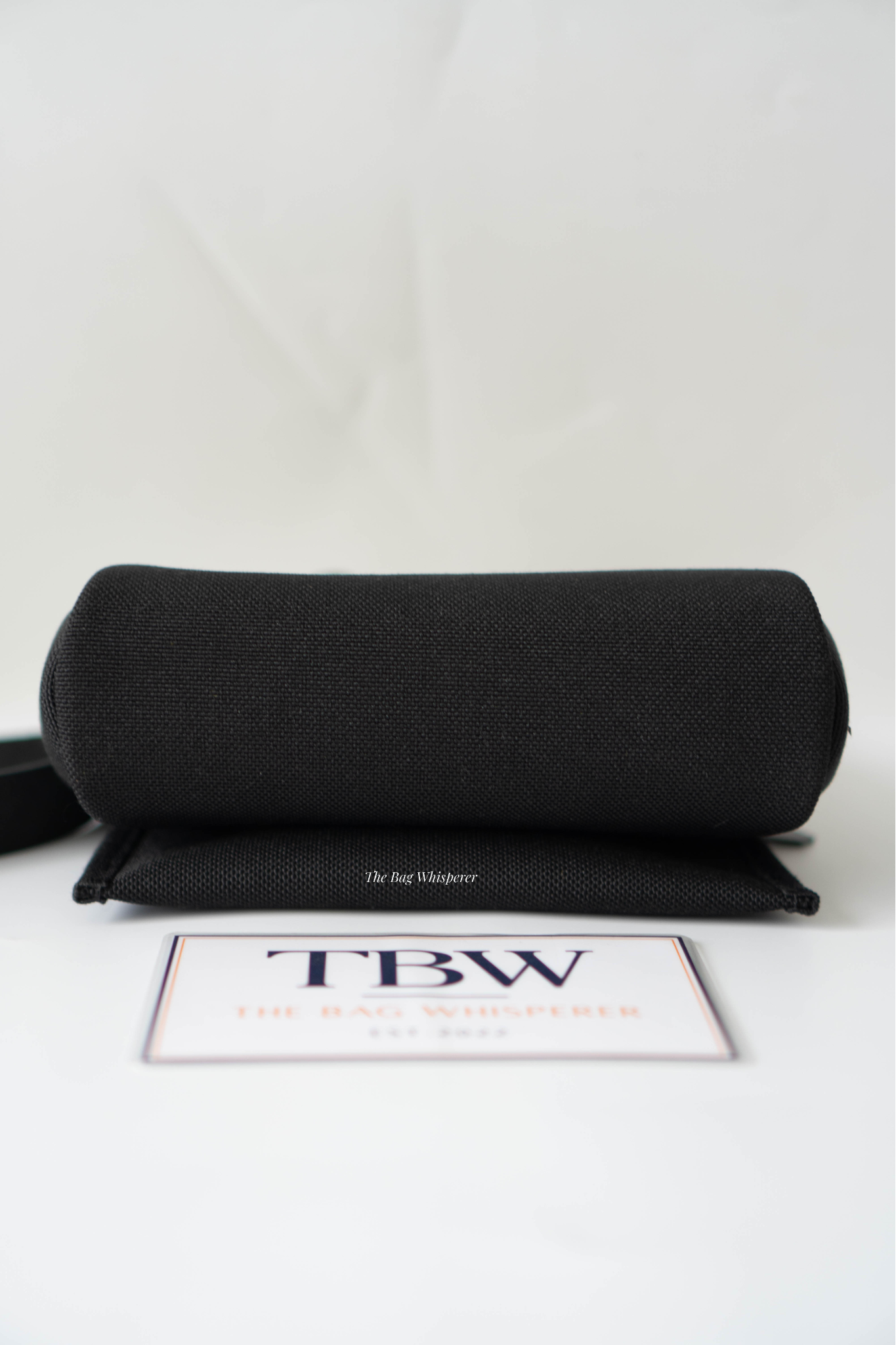 Mini Herbag – Black Canvas & Leather with Palladium Hardware