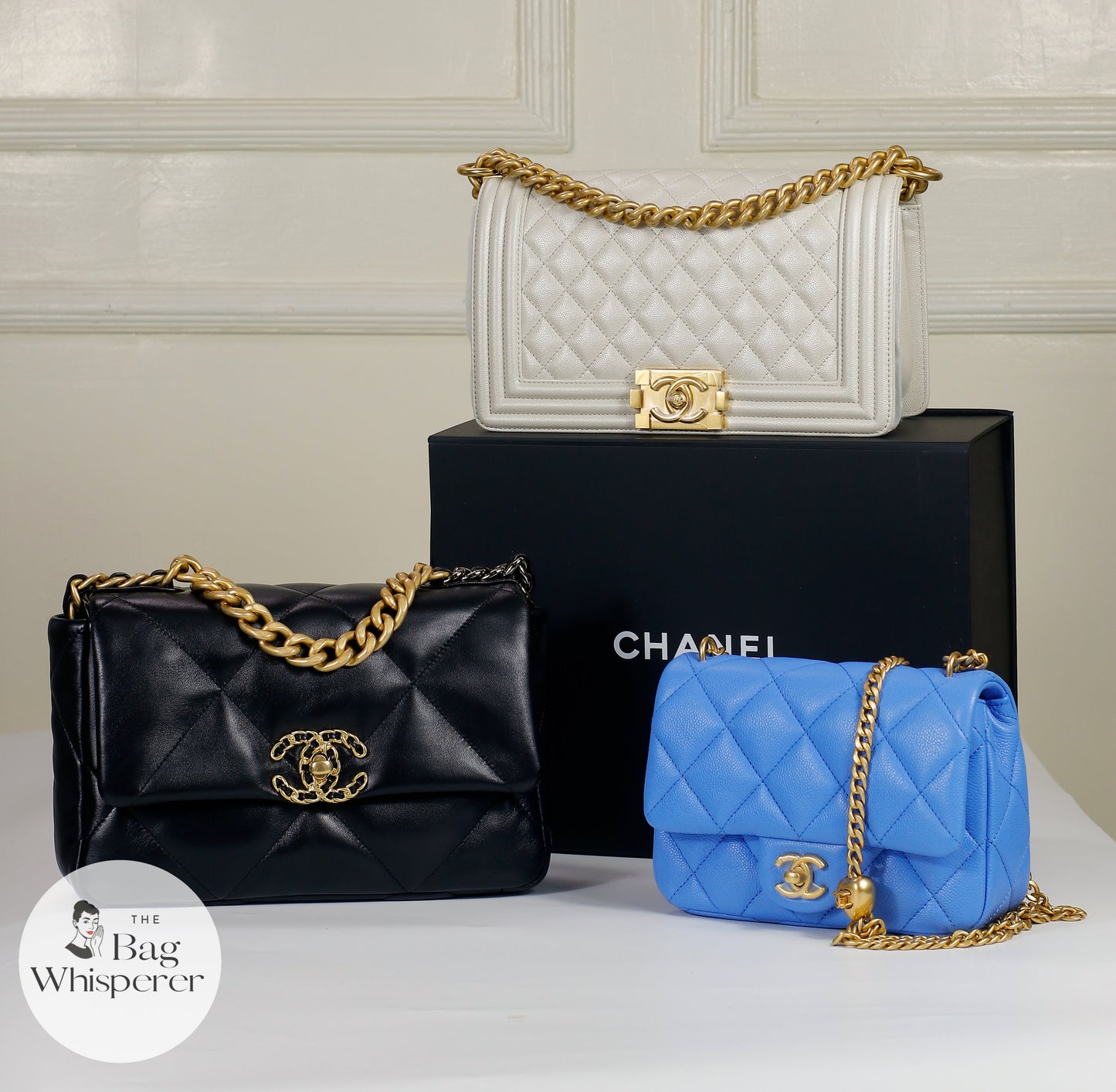 Chanel 19 Flap Bag – Black Lambskin with Mixed Hardware