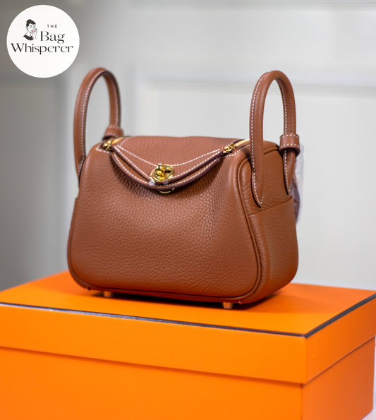 Mini Lindy – Gold Clemence with Gold Hardware