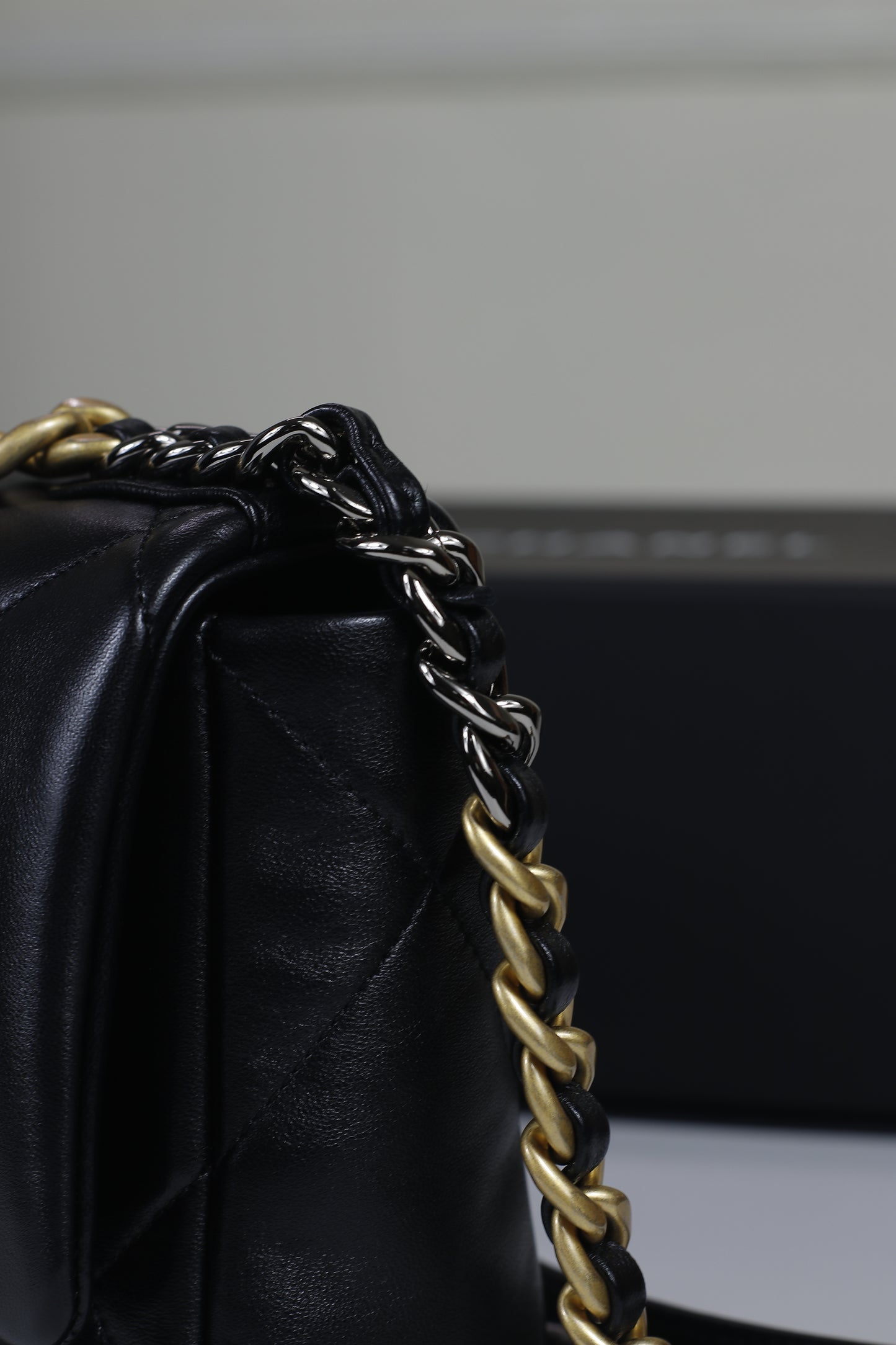 Chanel 19 Flap Bag – Black Lambskin with Mixed Hardware