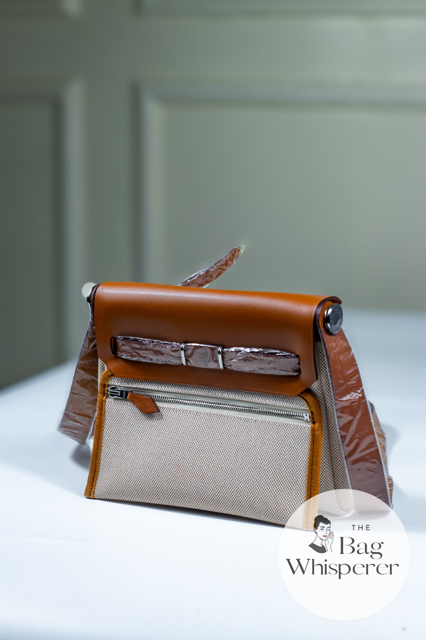 Herbag Mini – Natural Canvas & Vache Hunter Leather