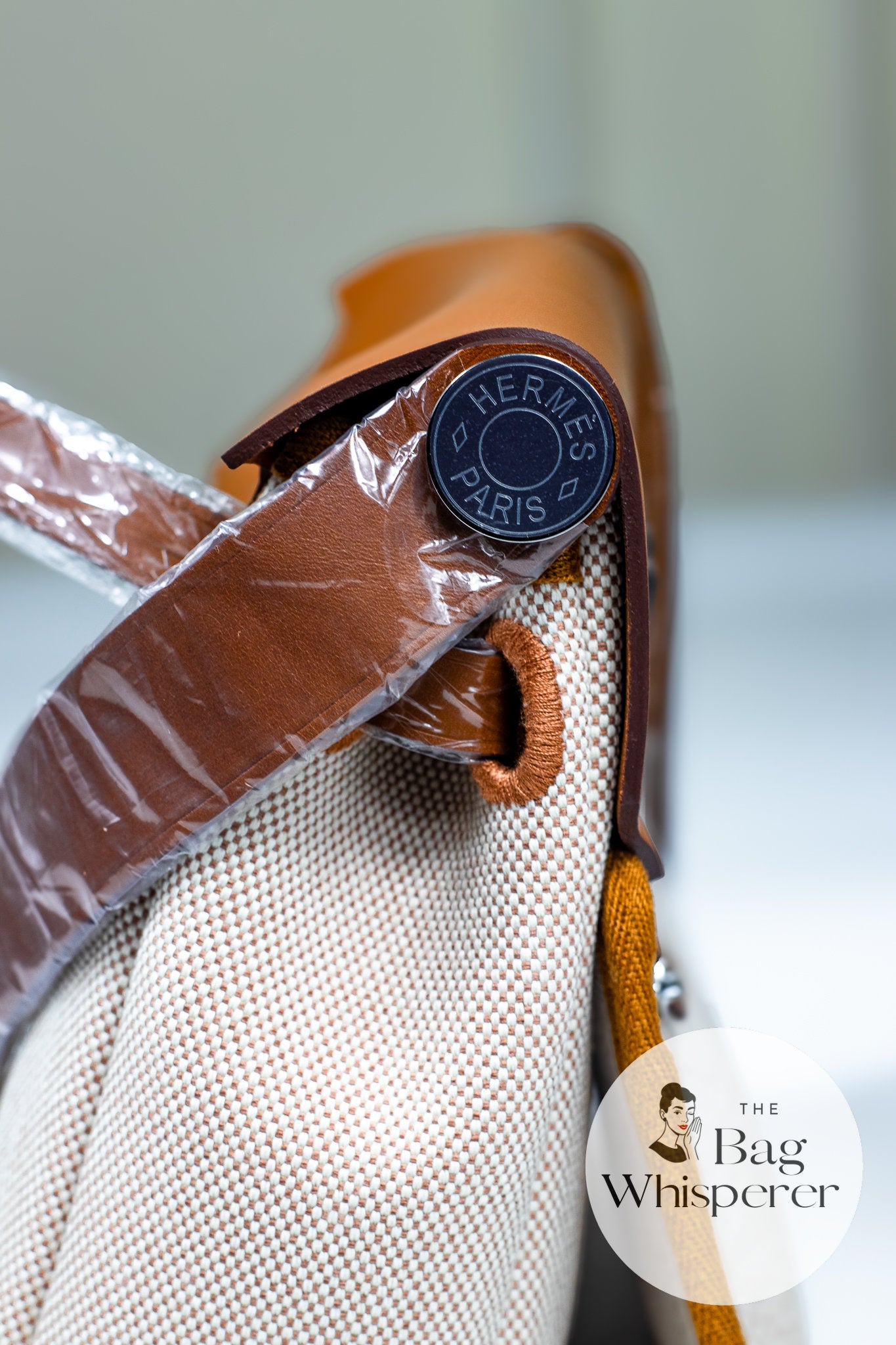 Herbag Mini – Natural Canvas & Vache Hunter Leather