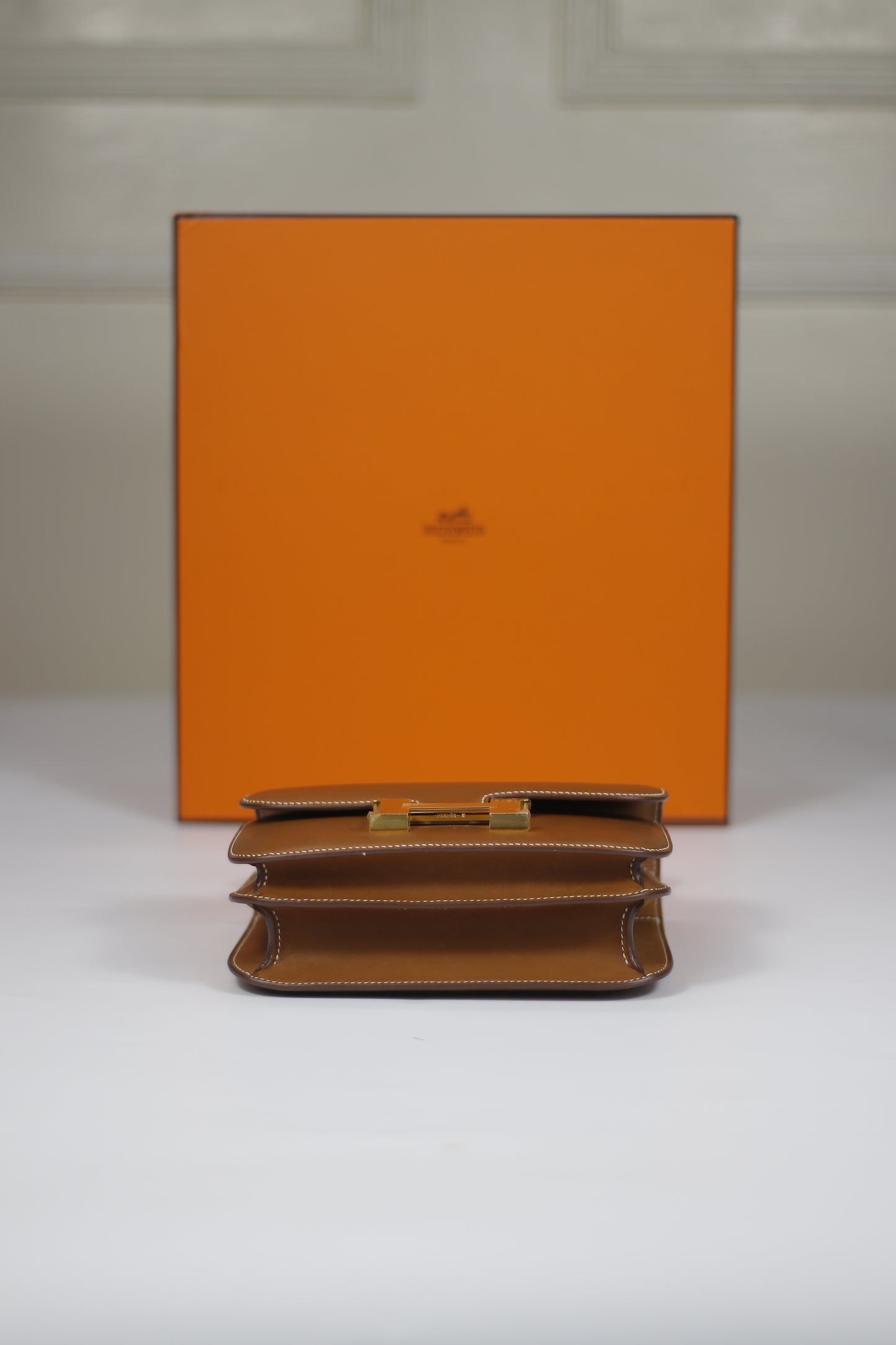 Constance 18 – Barenia Faubourg with Gold Hardware