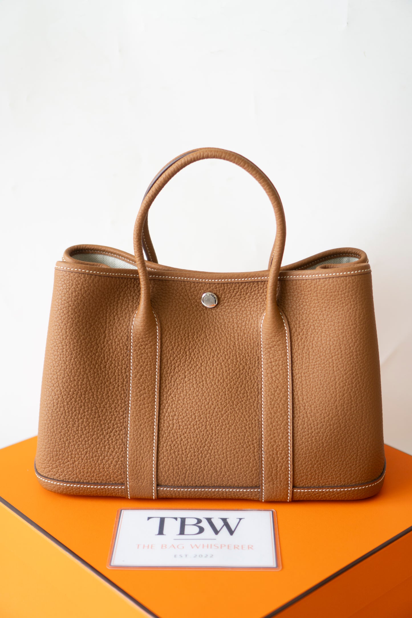 Garden Party 30 – Gold Negonda Leather with Gold Interior