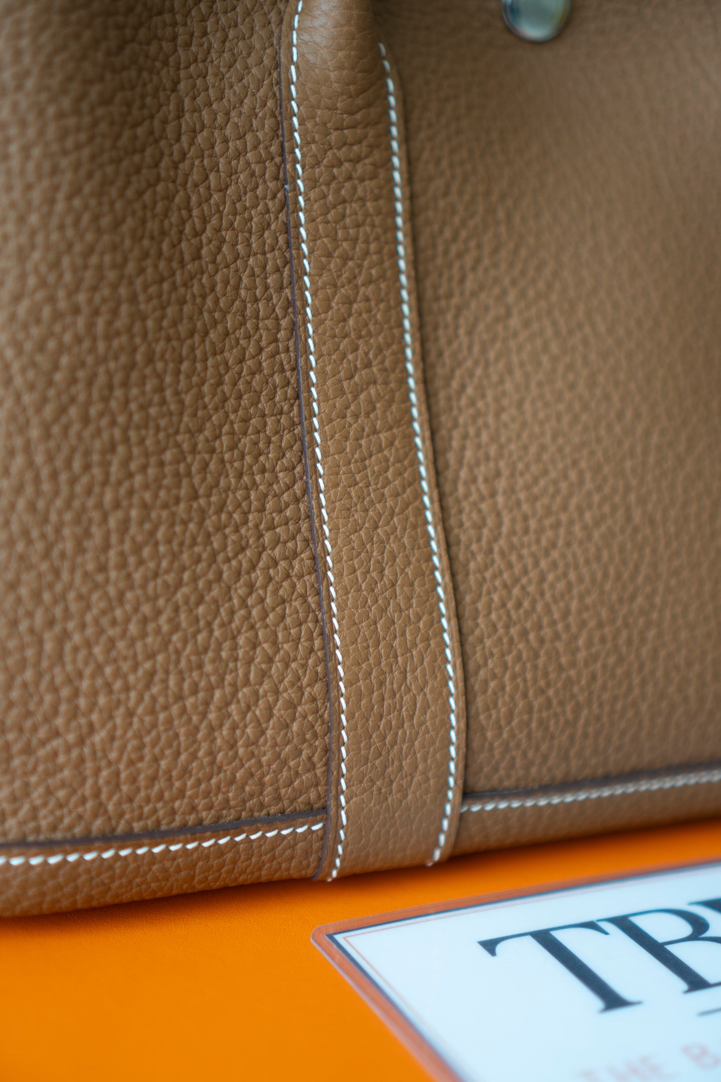 Garden Party 30 – Gold Negonda Leather with Gold Interior