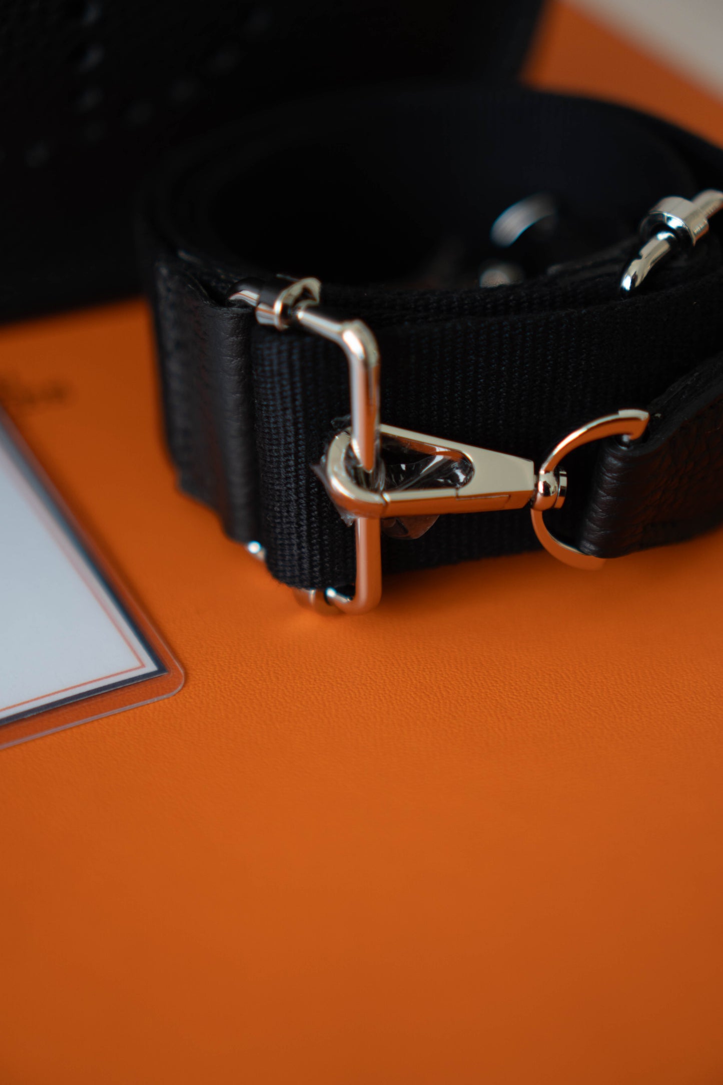 Evelyne 23 – Black Clemence Leather with Palladium Hardware