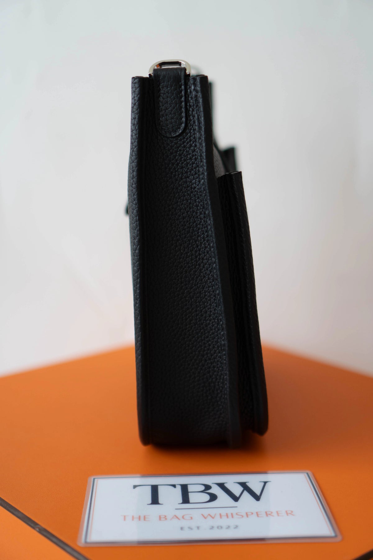 Evelyne 23 – Black Clemence Leather with Palladium Hardware