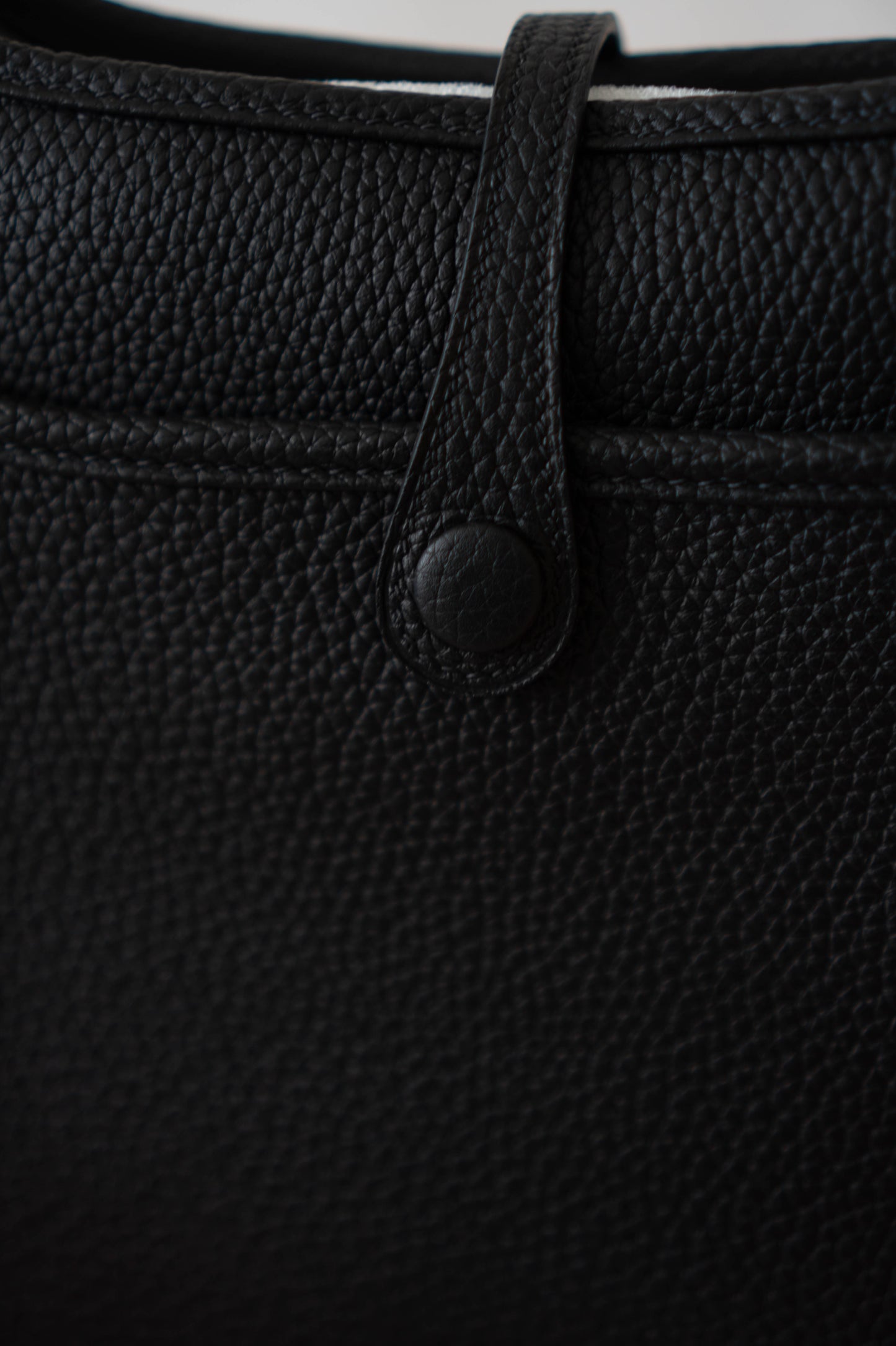 Evelyne 23 – Black Clemence Leather with Palladium Hardware