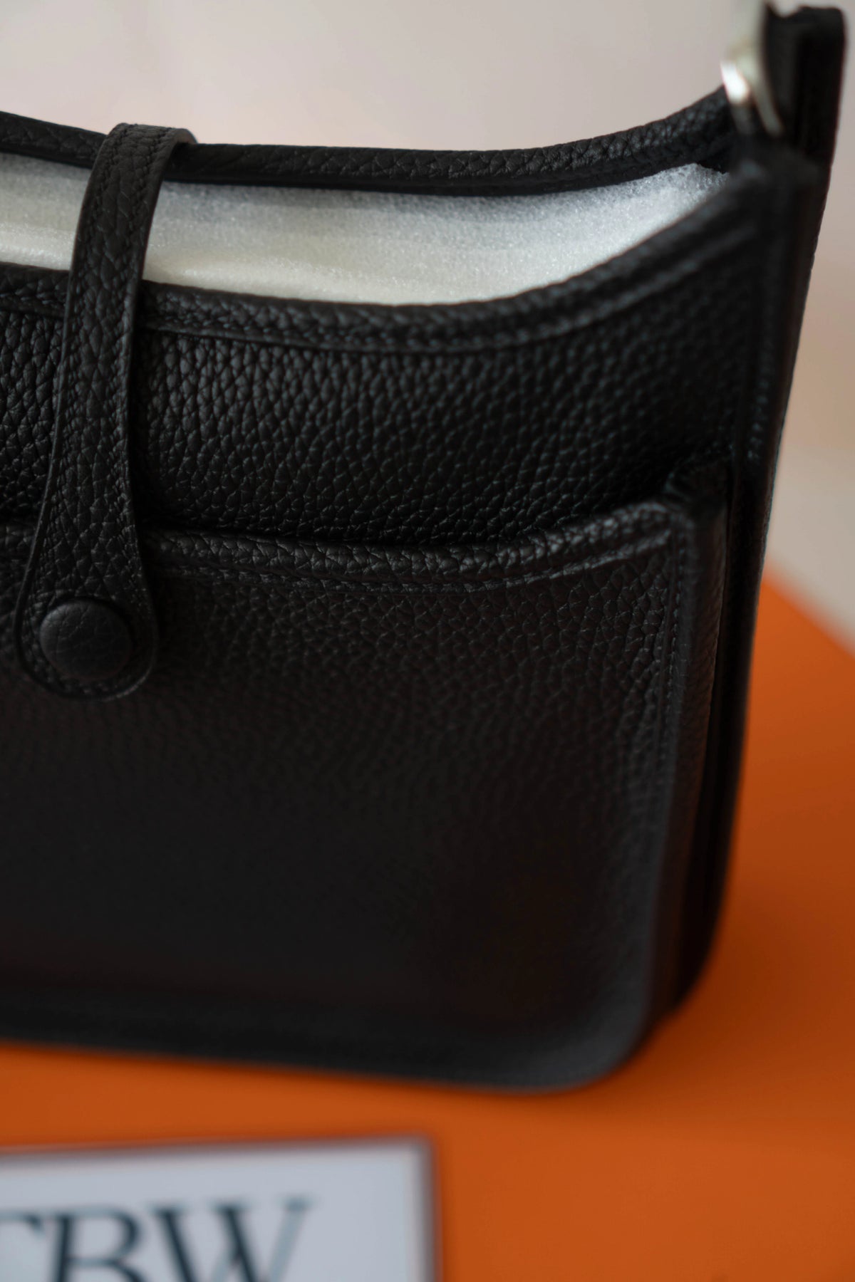 Evelyne 23 – Black Clemence Leather with Palladium Hardware