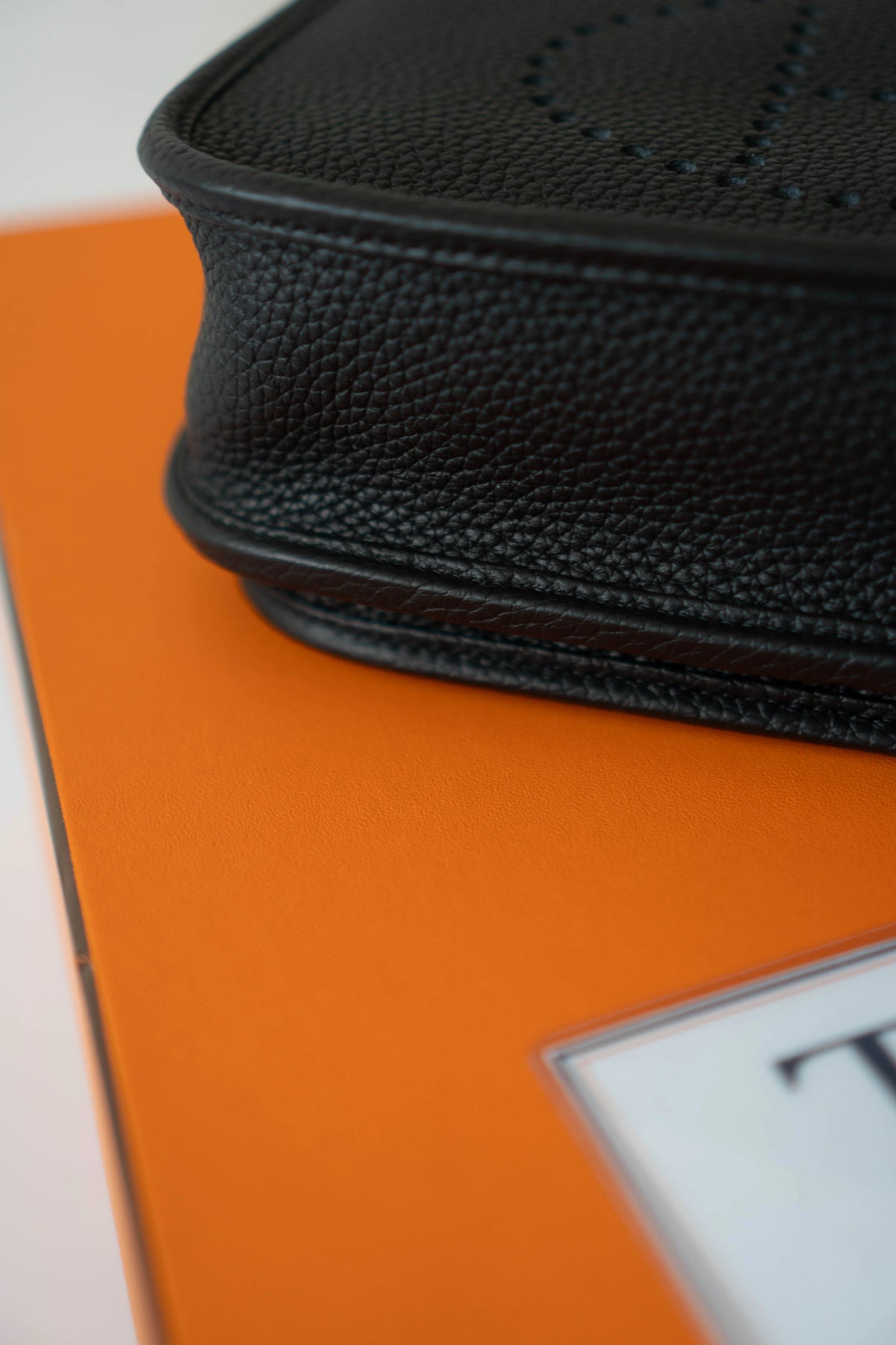 Evelyne 23 – Black Clemence Leather with Palladium Hardware