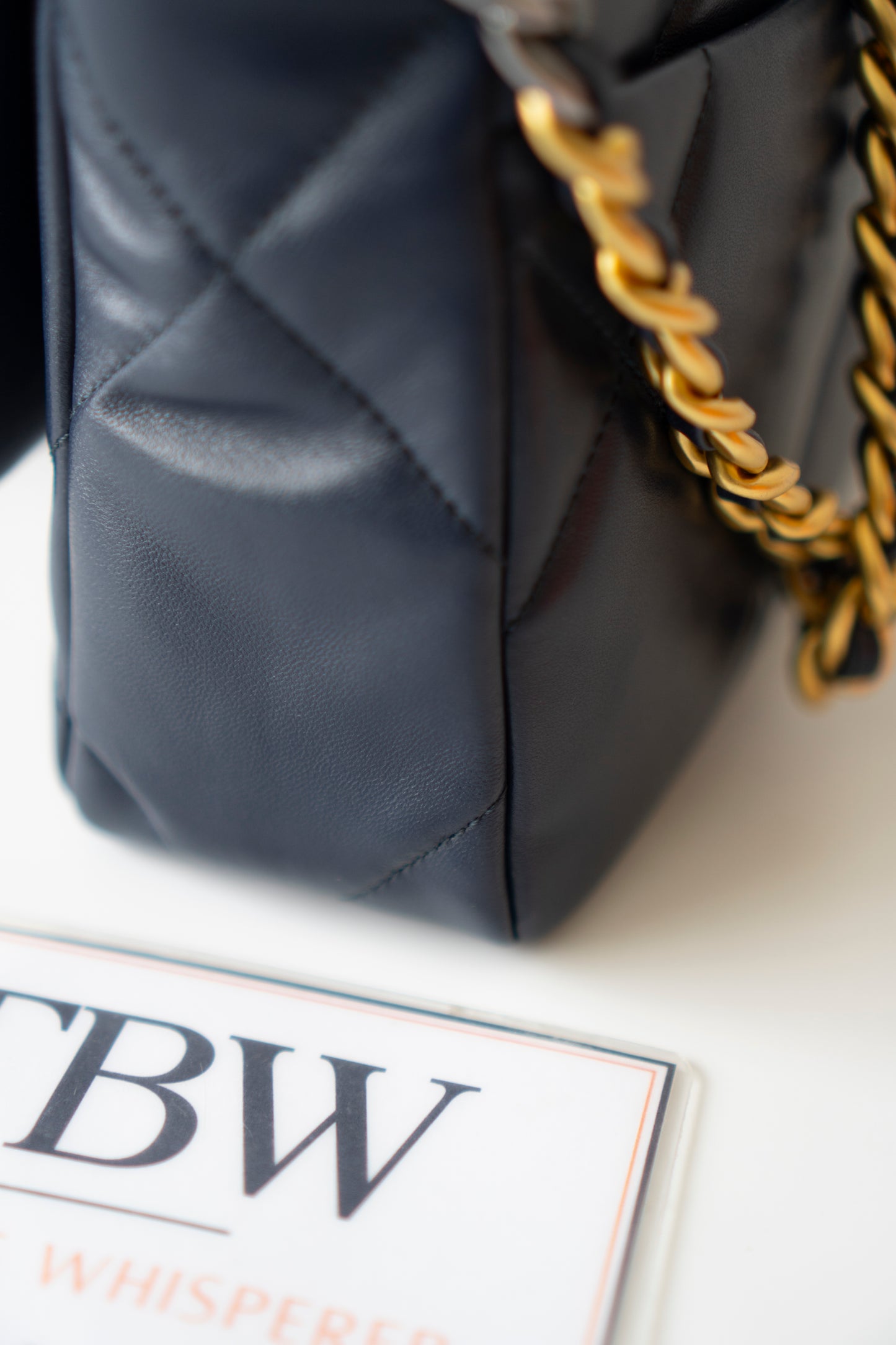 C19 Small – Navy Blue Lambskin with Mixed Metal Hardware