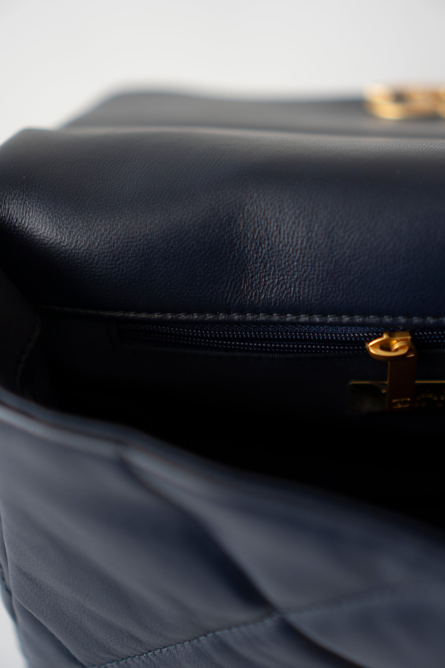 C19 Small – Navy Blue Lambskin with Mixed Metal Hardware