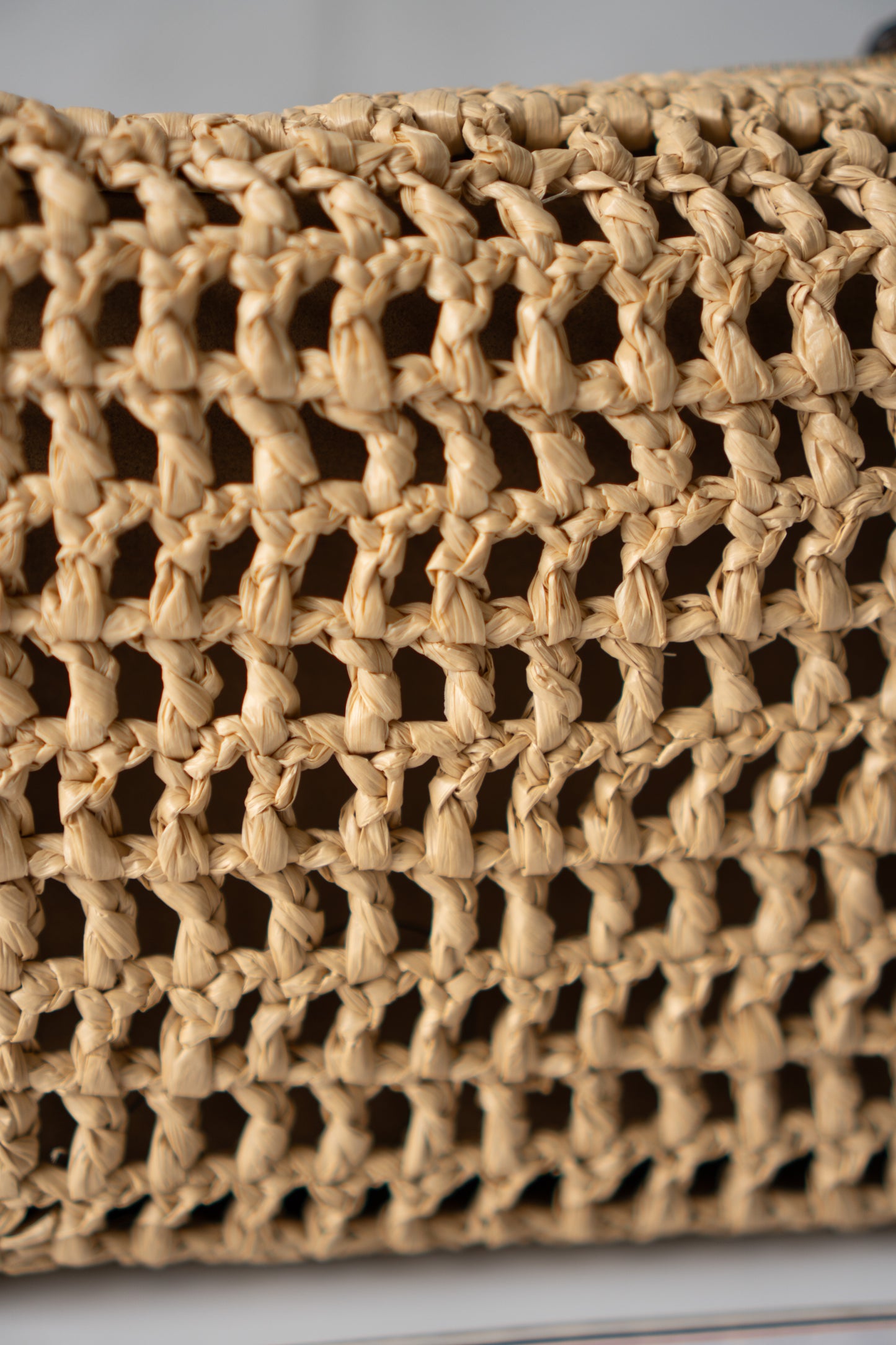 Petite Malle Raffia – Natural Raffia & Tan Calfskin Leather with Gold Hardware