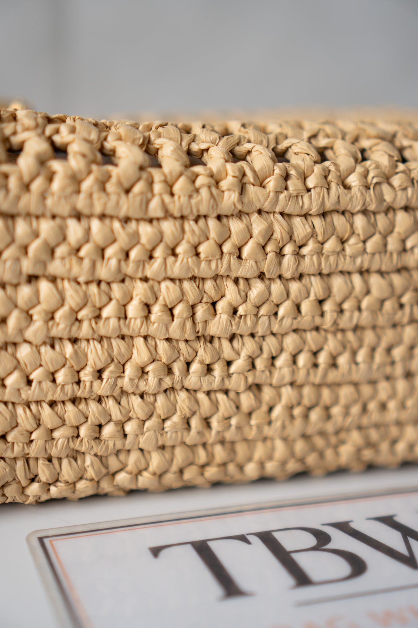 Petite Malle Raffia – Natural Raffia & Tan Calfskin Leather with Gold Hardware