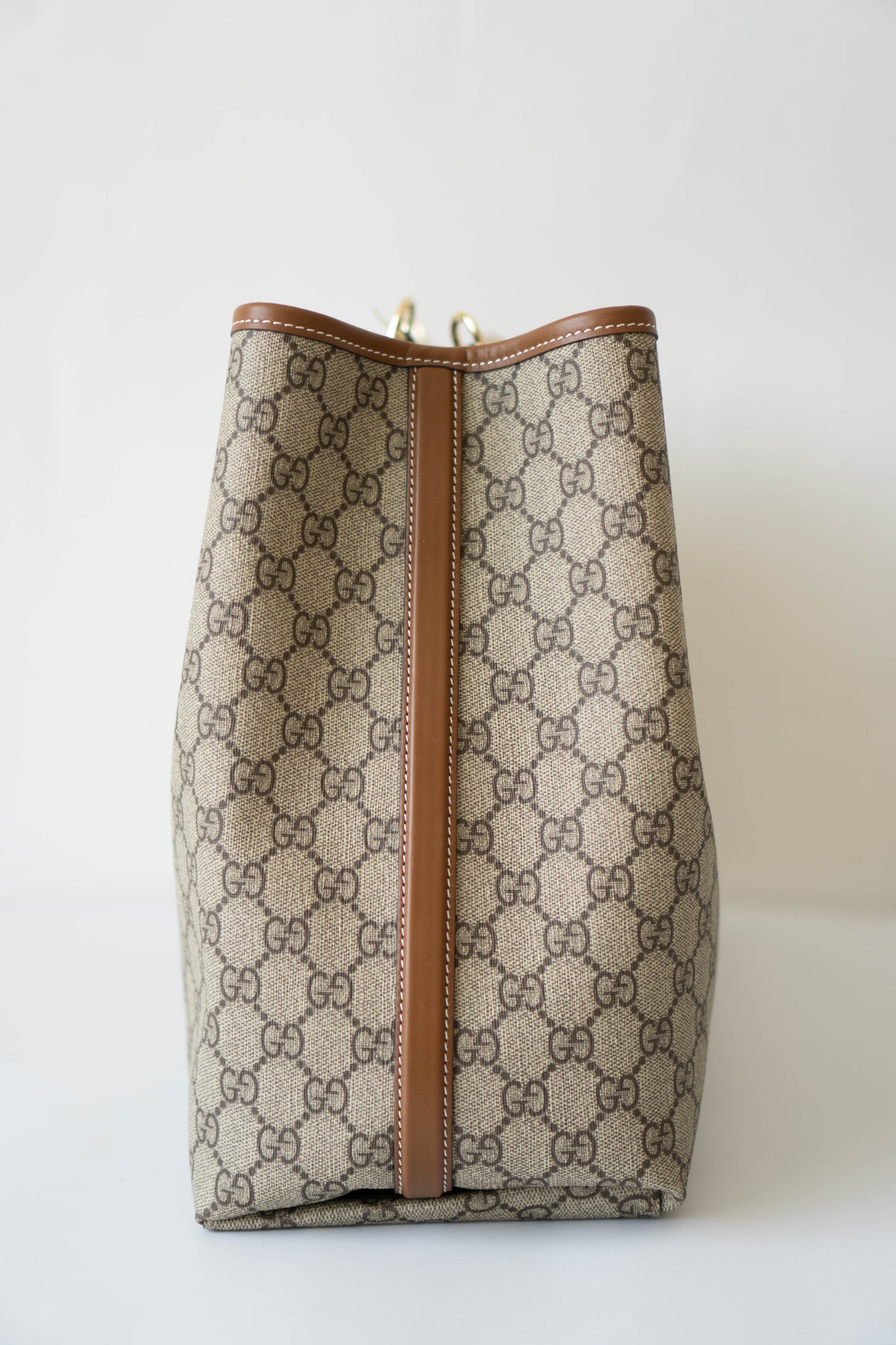 G G Emblem Canvas Tote – Large