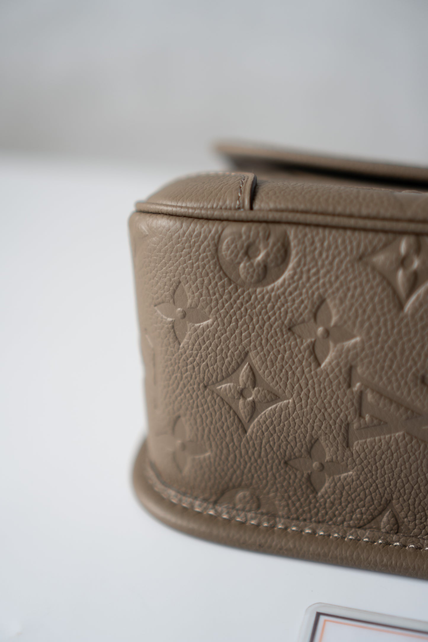 Diane Monogram Empreinte – Tourterelle / Taupe Grained Leather with Gold Hardware