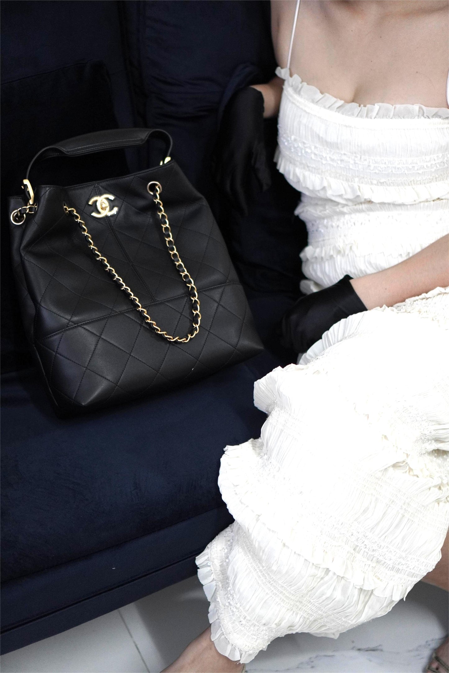 25A Shopping Tote in Durable Lambskin