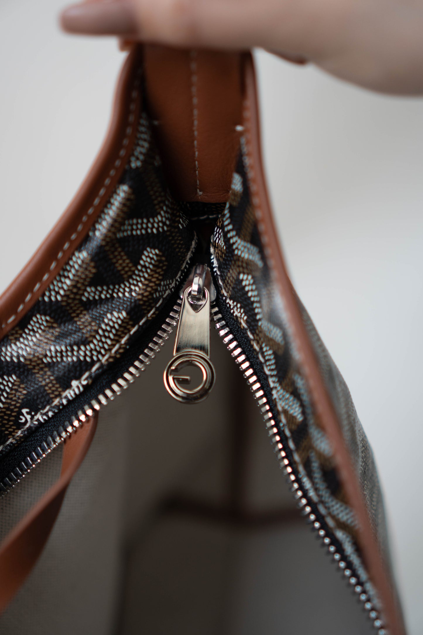 Boheme Hobo Bag – Monogram Canvas with Brown Leather Trim