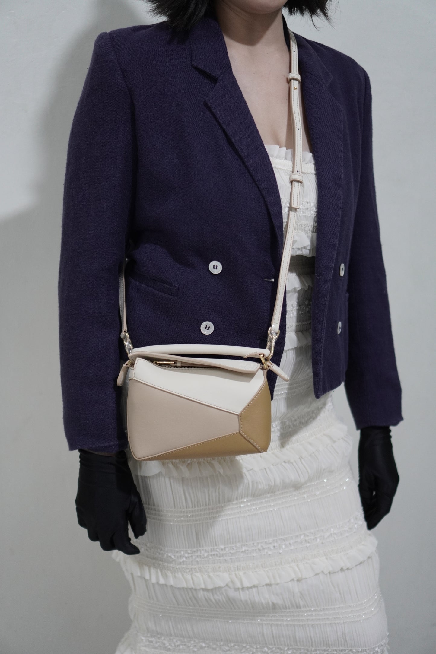 Puzzle Edge Mini in Calfskin
