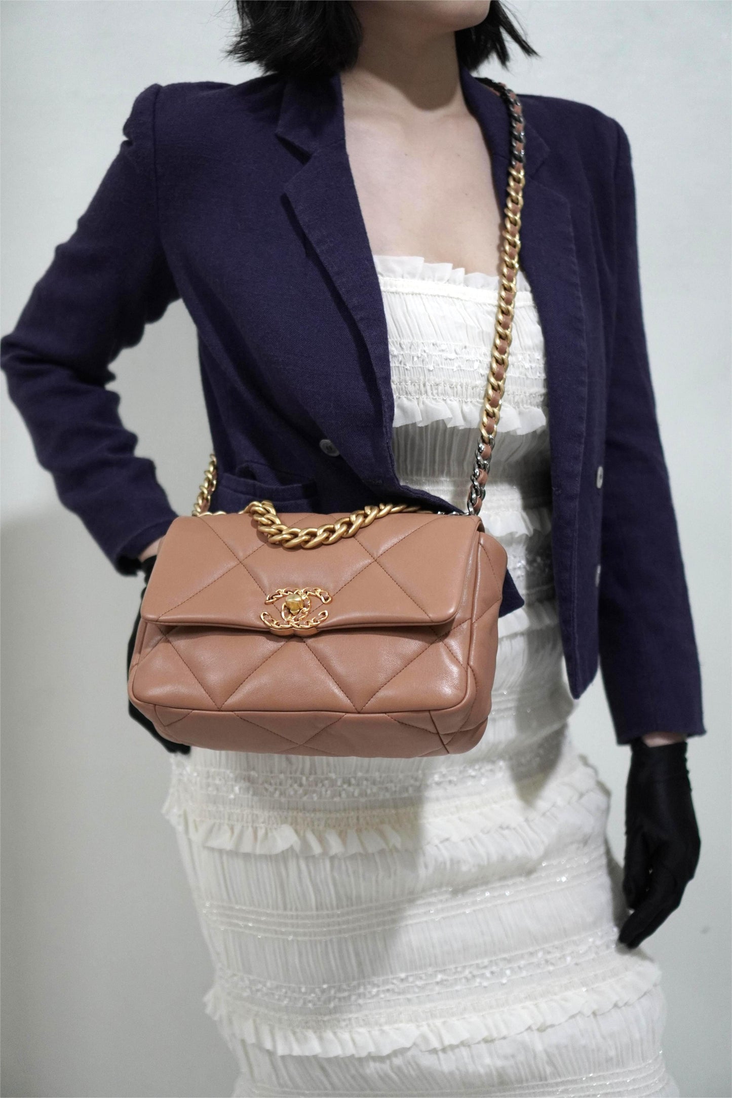 C19 in Caramel Lambskin