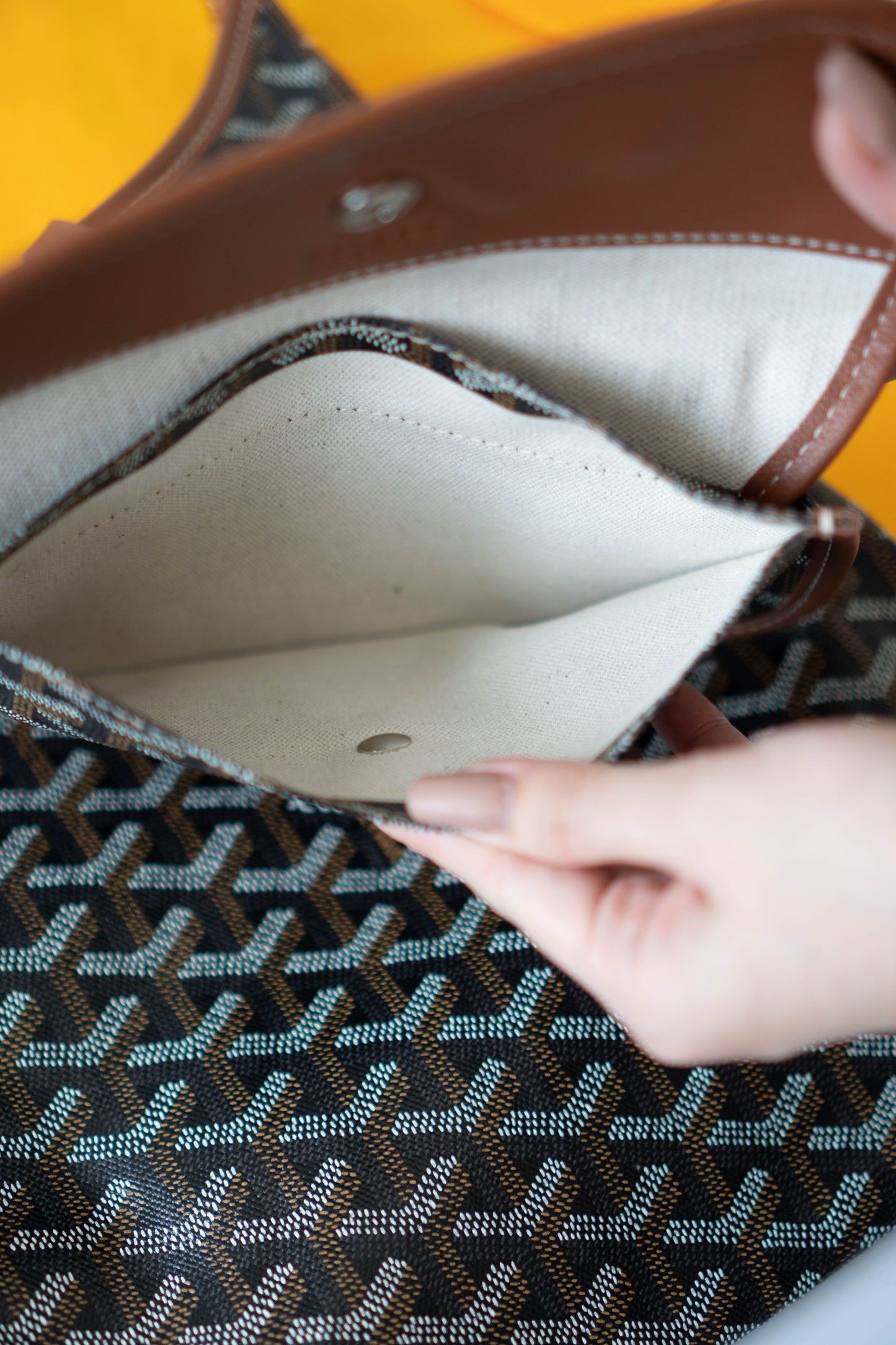 Boheme Hobo Bag – Monogram Canvas with Brown Leather Trim