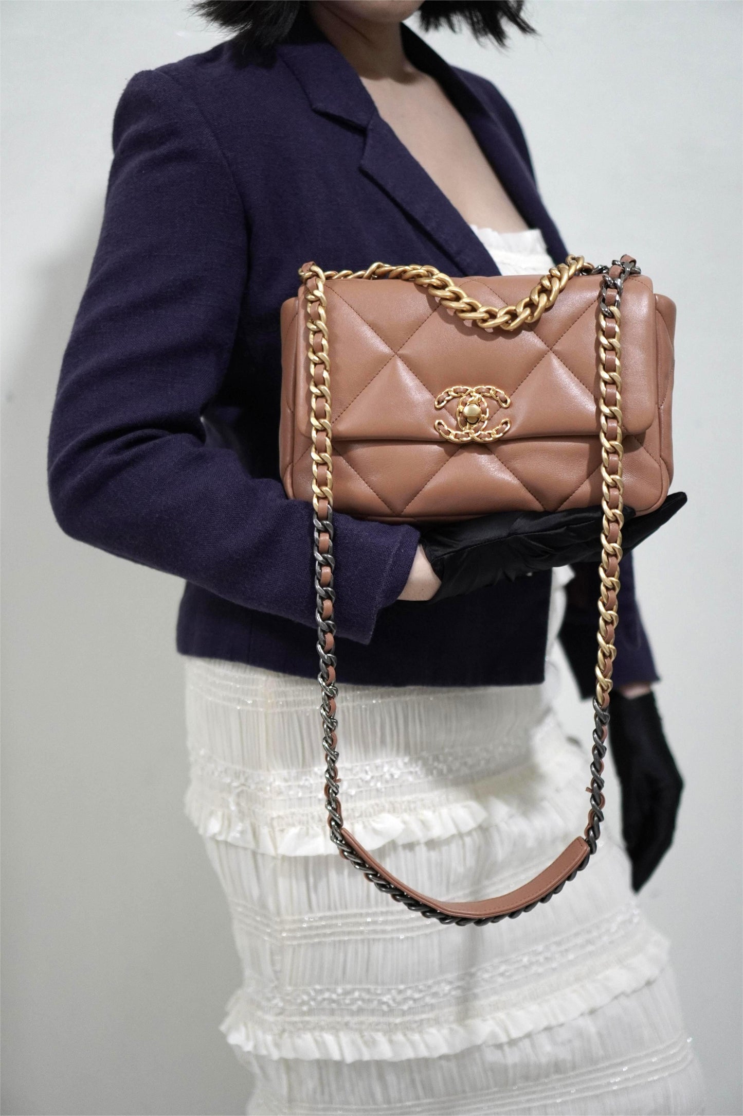 C19 in Caramel Lambskin