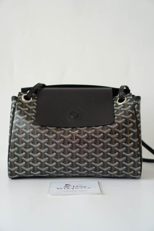 Rouette Souple Bag PM – Monogram Canvas with Black Leather Trim