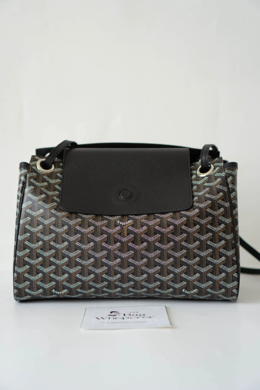 Rouette Souple Bag PM – Monogram Canvas with Black Leather Trim