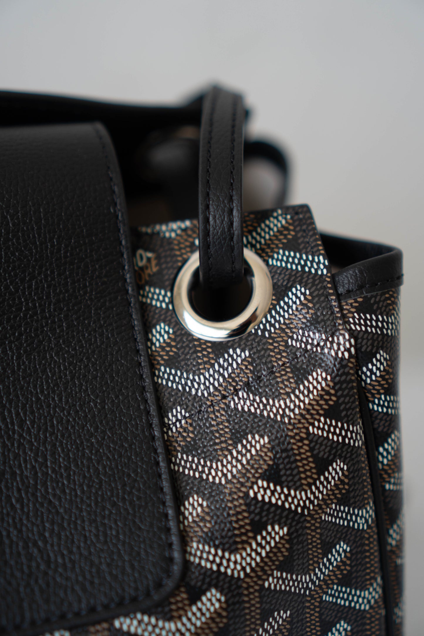 Rouette Souple Bag PM – Monogram Canvas with Black Leather Trim