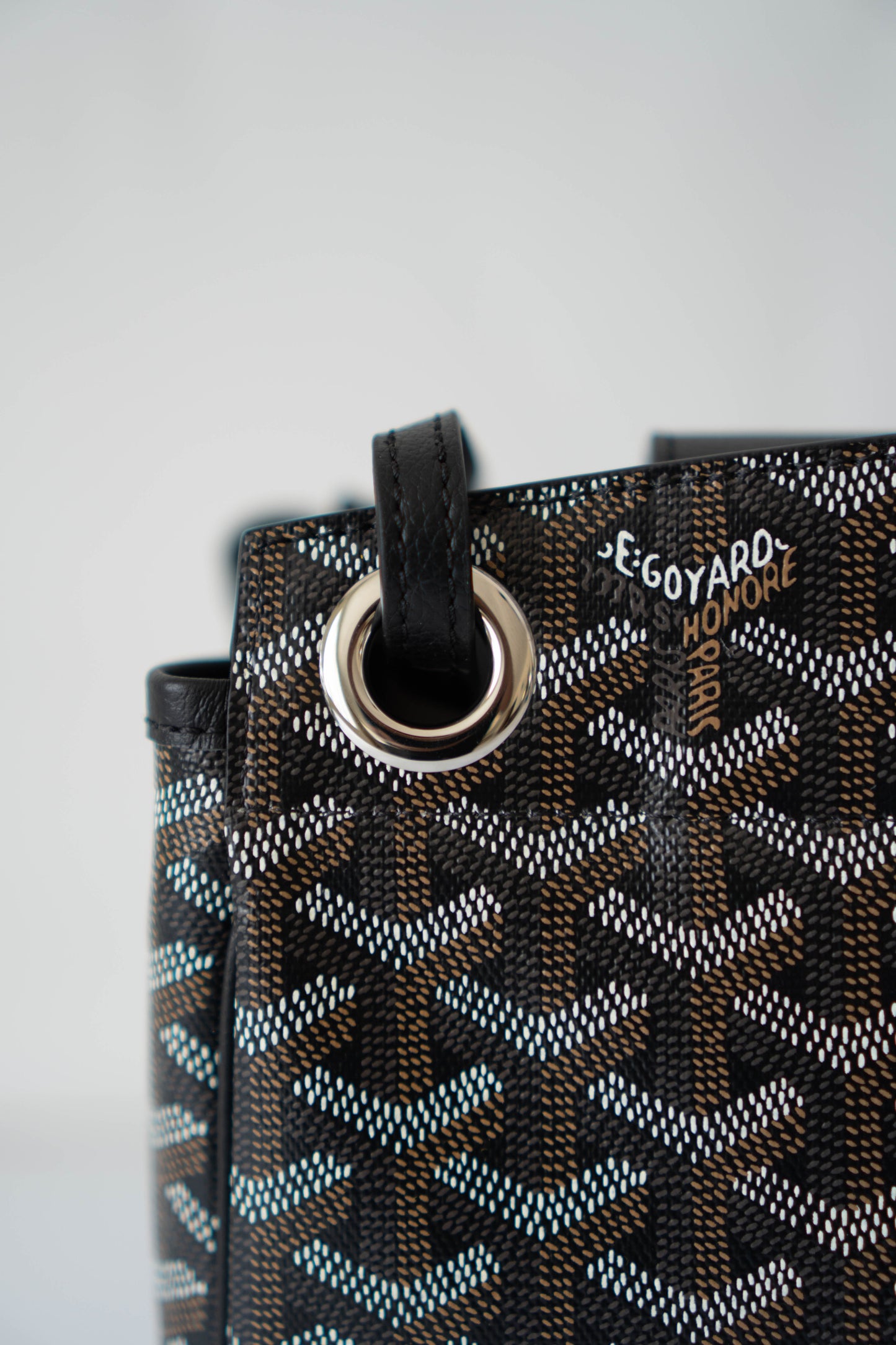 Rouette Souple Bag PM – Monogram Canvas with Black Leather Trim