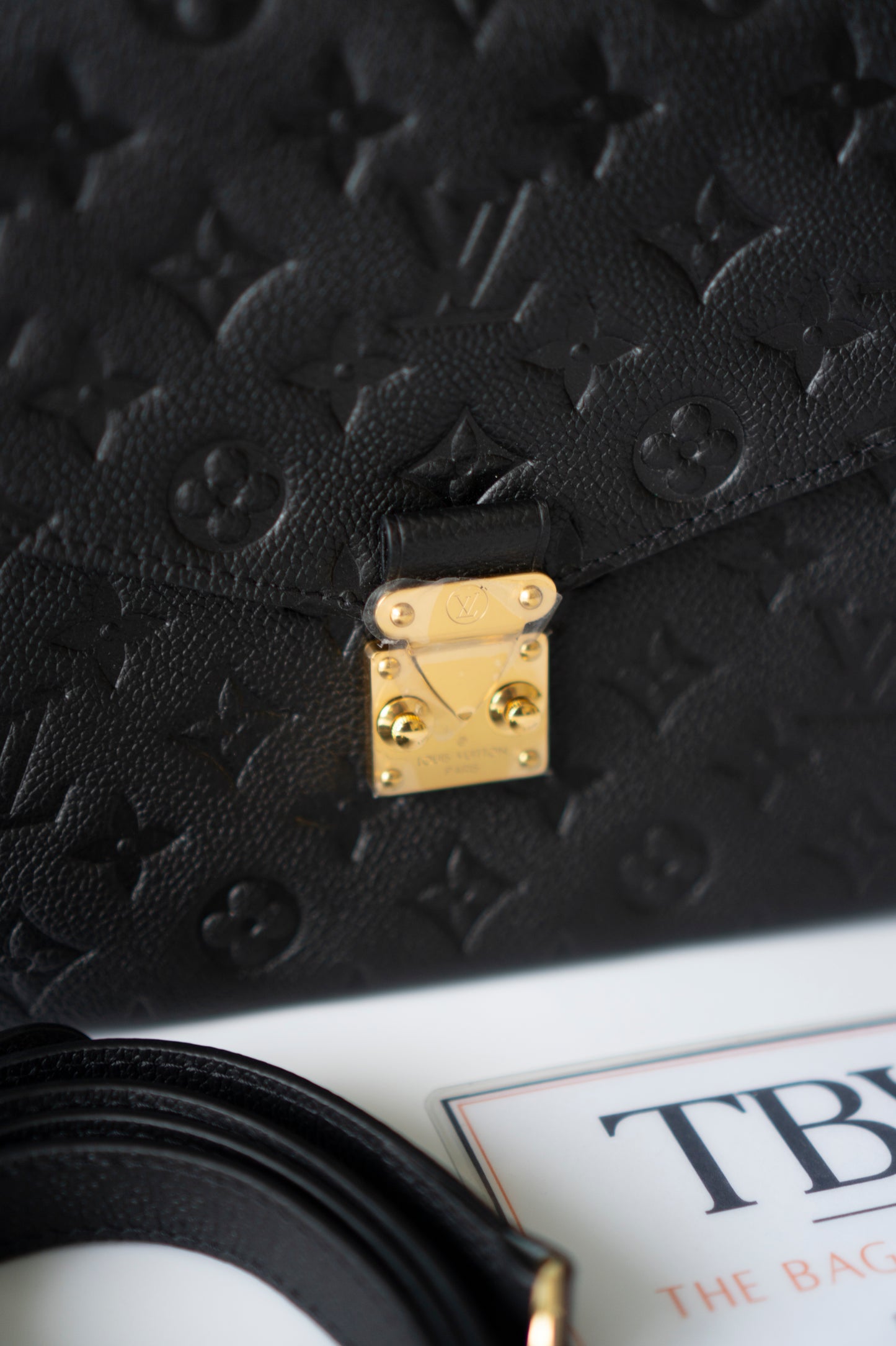Pochette Métis – Black Monogram Empreinte Leather with Gold Hardware
