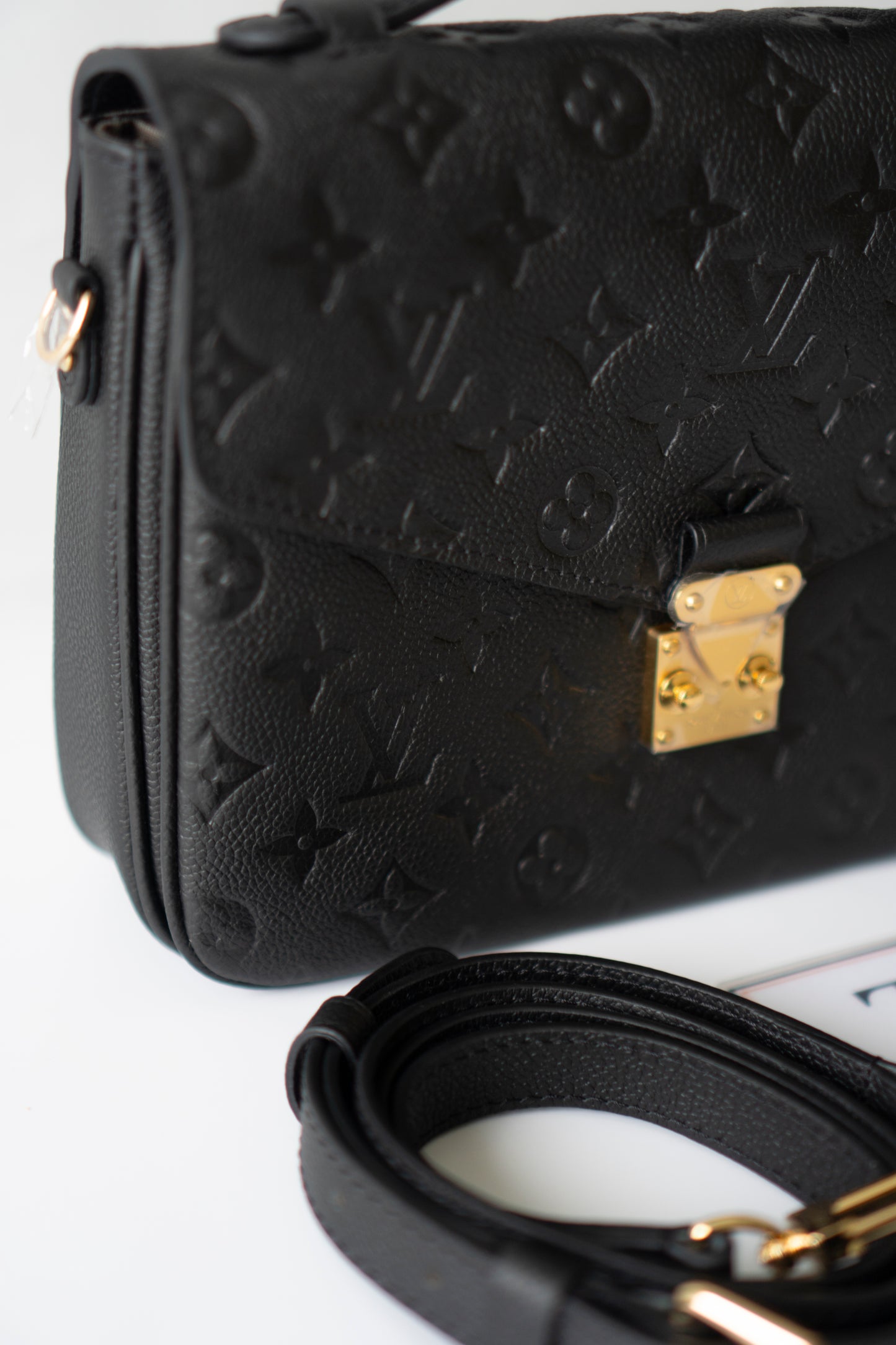 Pochette Métis – Black Monogram Empreinte Leather with Gold Hardware
