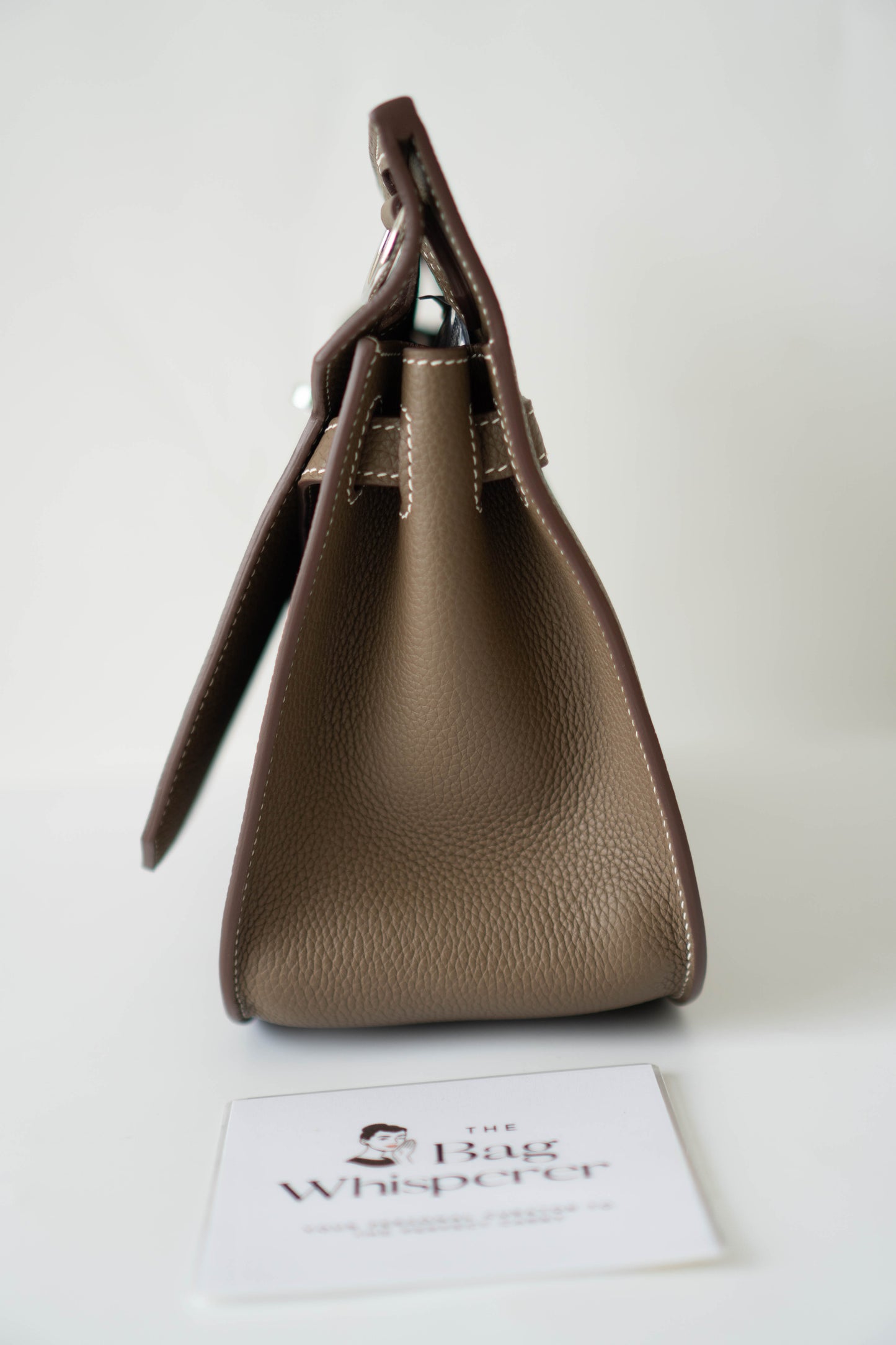 Jypsiere Bag – Etoupe Togo Leather with Palladium Hardware