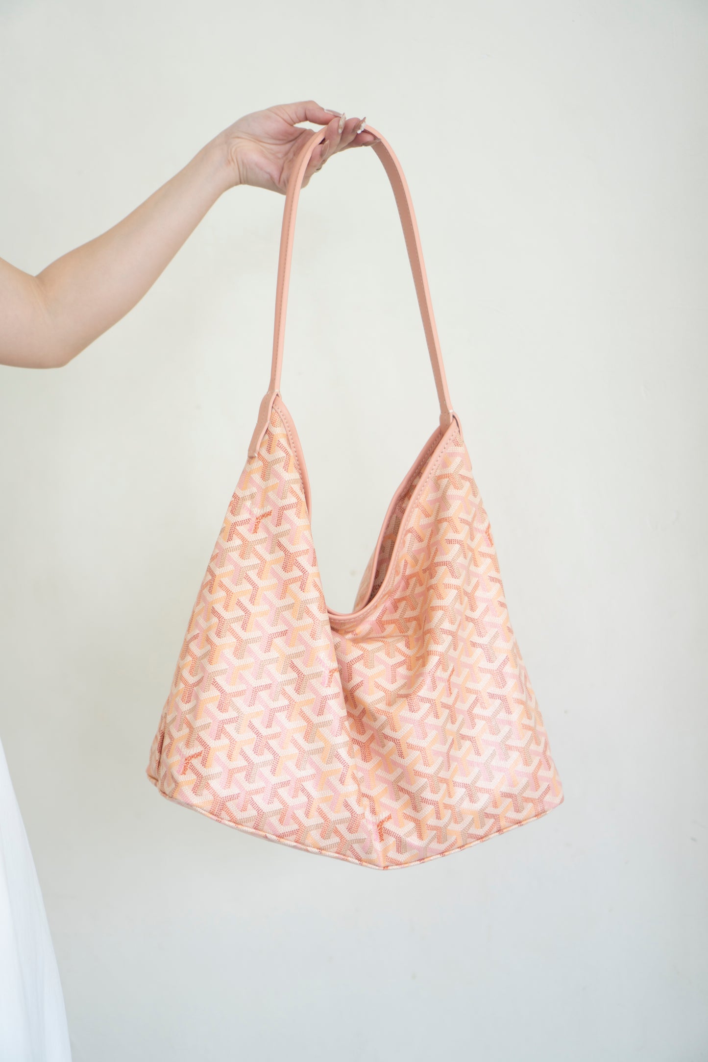 Bohème Hobo Bag – Powder Pink Limited Edition Goyardine Canvas with Pink Leather Trim