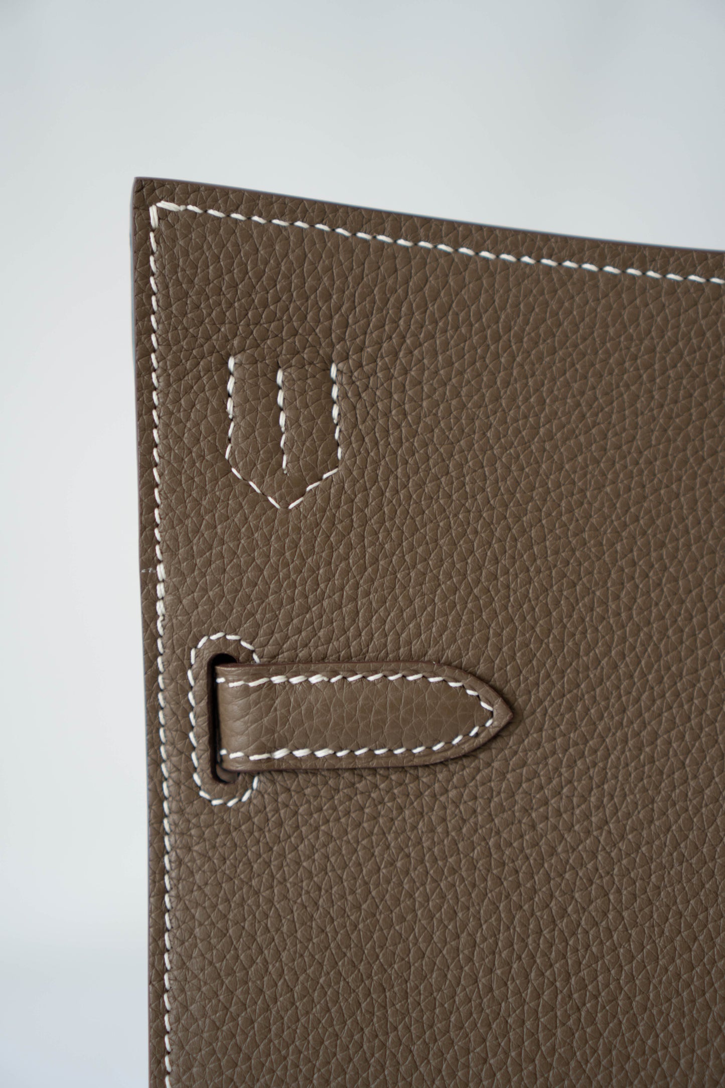 Jypsiere Bag – Etoupe Togo Leather with Palladium Hardware