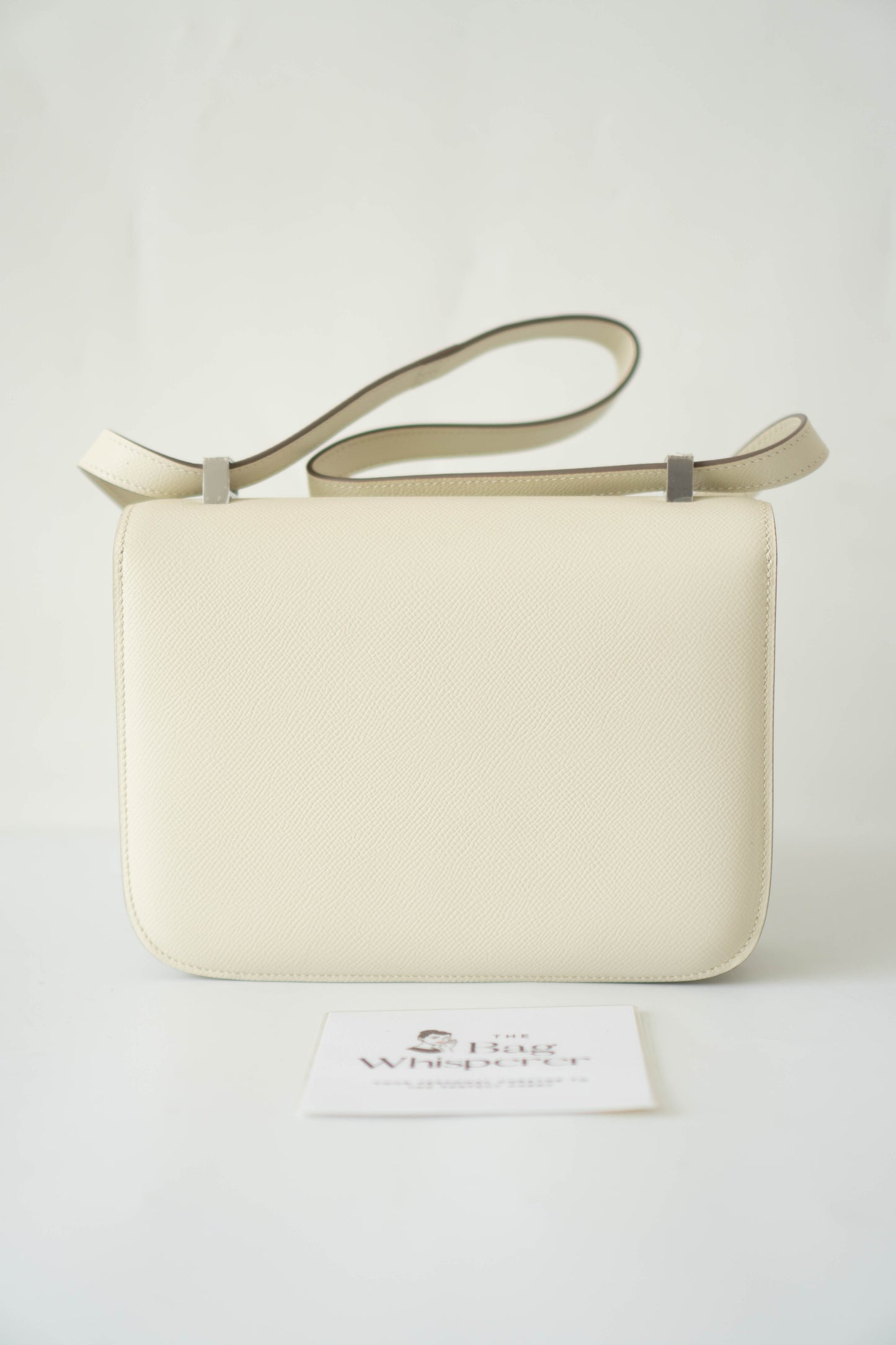 Constanc 23 – Craie Epsom Leather with Palladium Hardware