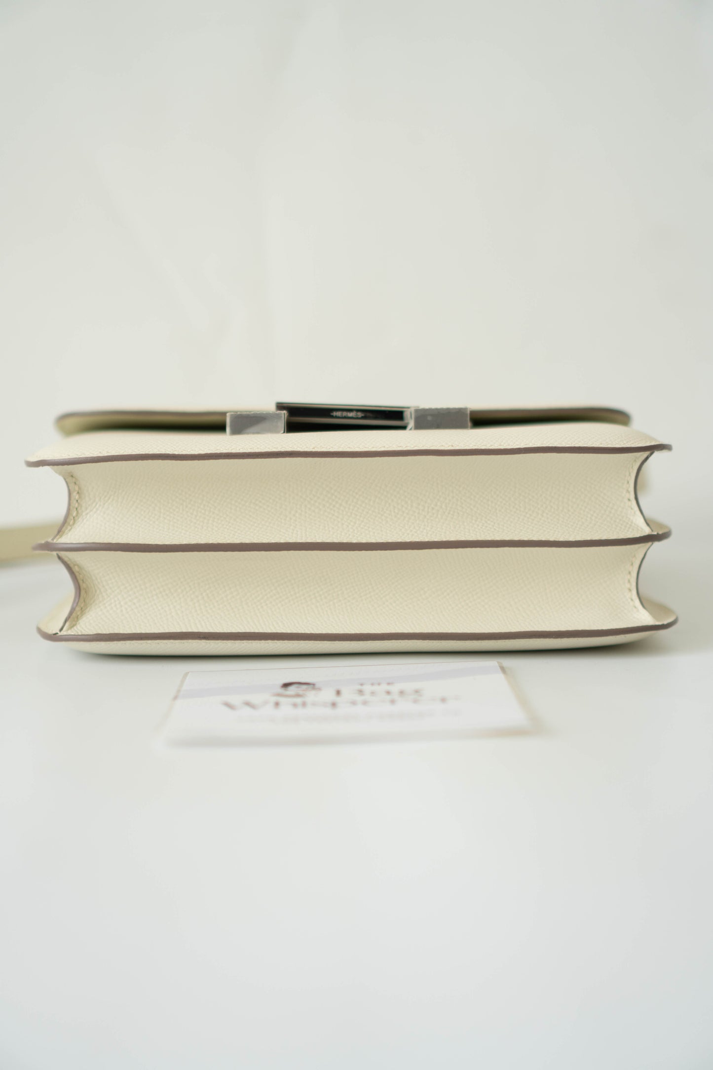 Constanc 23 – Craie Epsom Leather with Palladium Hardware