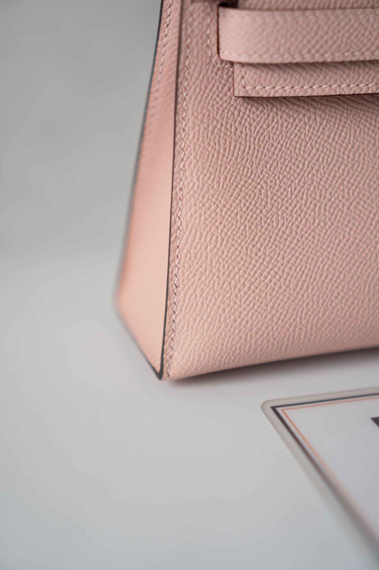 Kelly Mini II – Rose Confetti Epsom Leather with Palladium Hardware