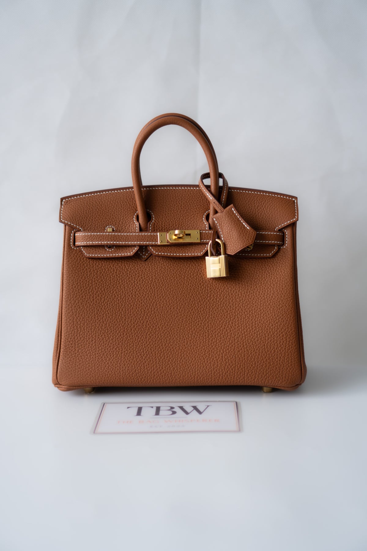 BK 25 – Gold Togo Leather with Gold Hardware