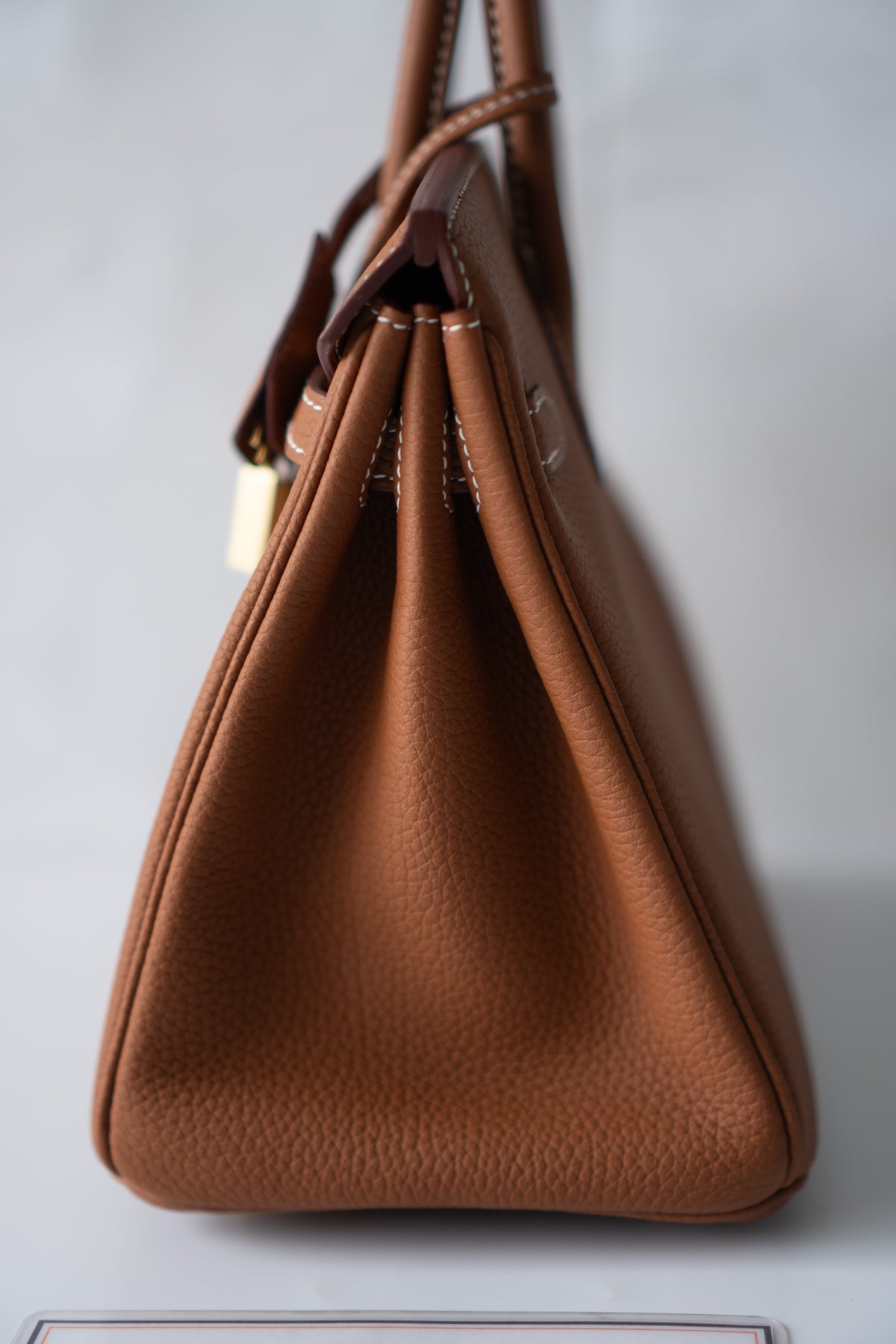 BK 25 – Gold Togo Leather with Gold Hardware