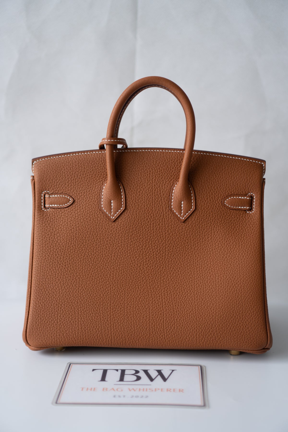 BK 25 – Gold Togo Leather with Gold Hardware