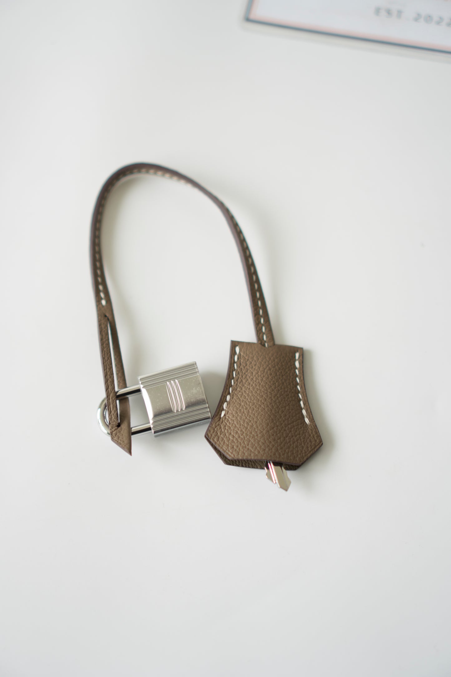BK Shoulder 29 in Etoupe Evercolor Leather with Palladium Hardware