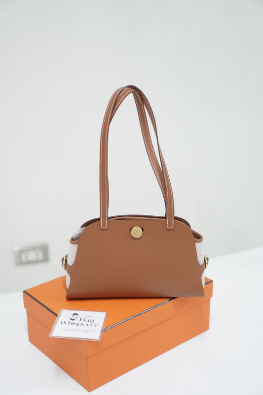 Tablier Sellier bag in Gold/Fauve