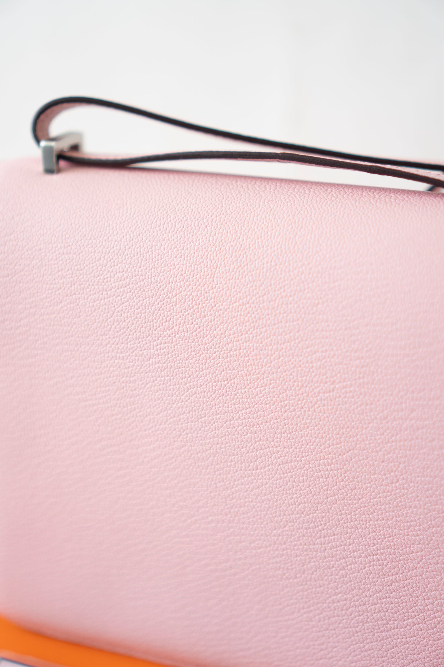 Constanc 18 – Rose Sakura Chevre with Palladium Hardware